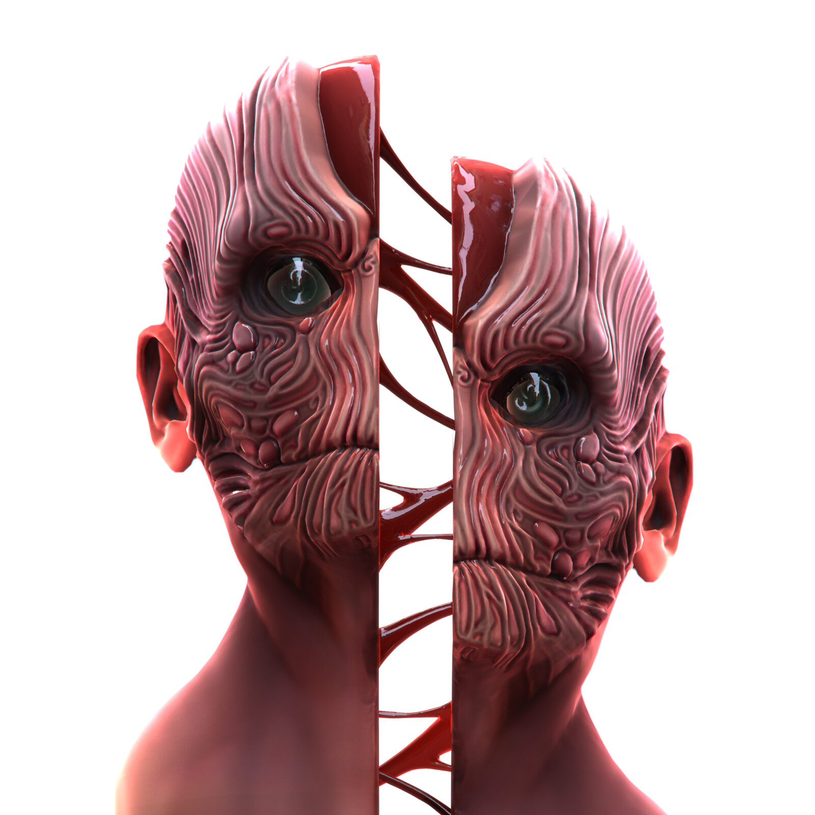 Separated By Flesh - Zbrush Doodle 01