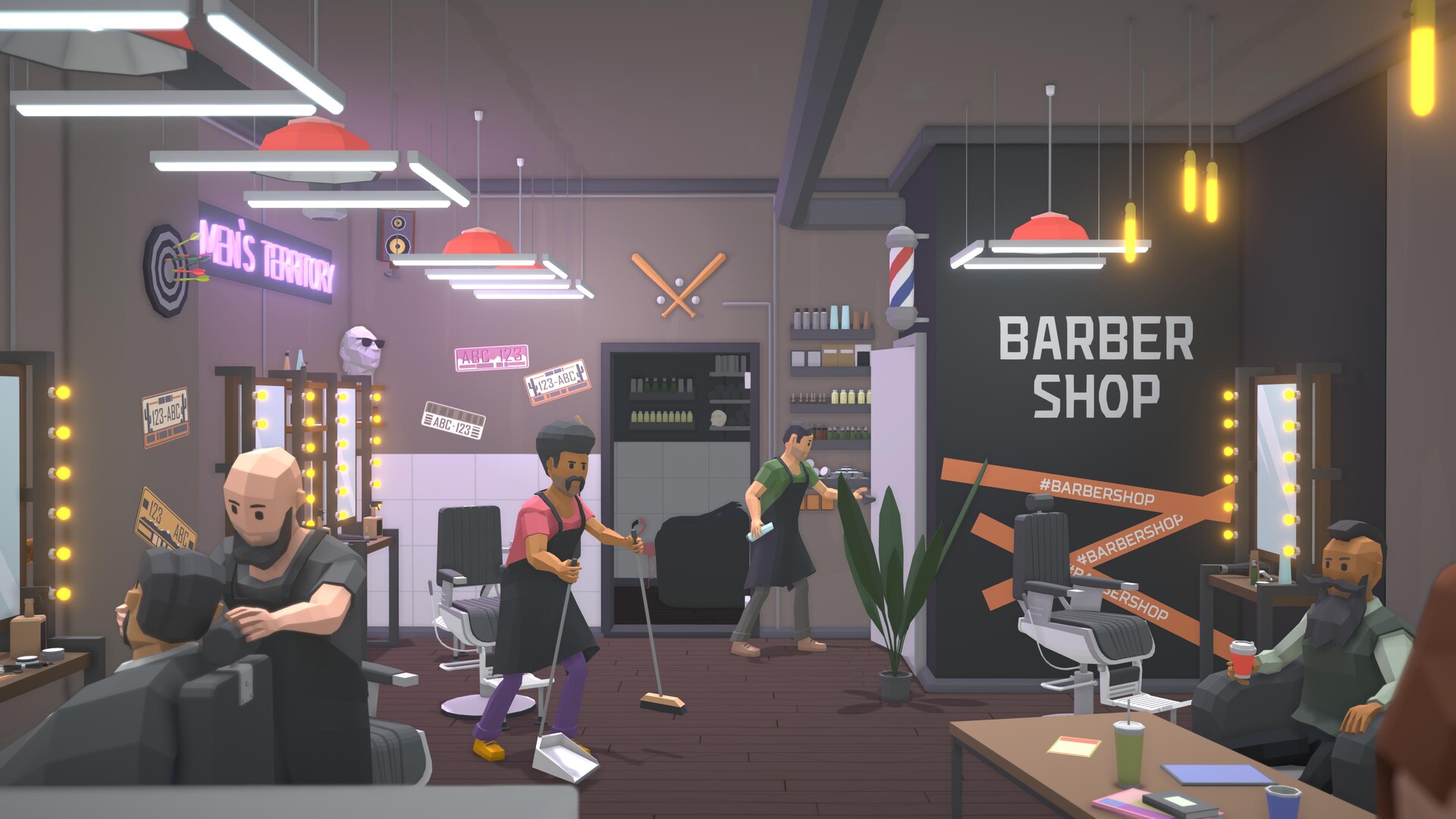 ArtStation - Barber Shop Hair Salon Game
