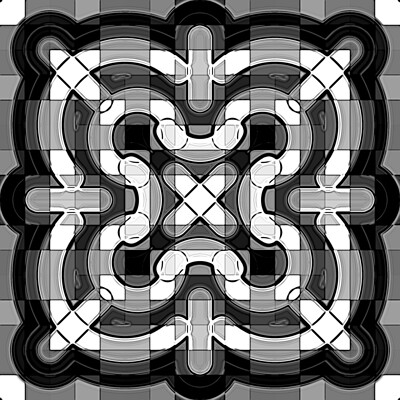 Rabbit v klein rvk art abstract cosmic squareplates