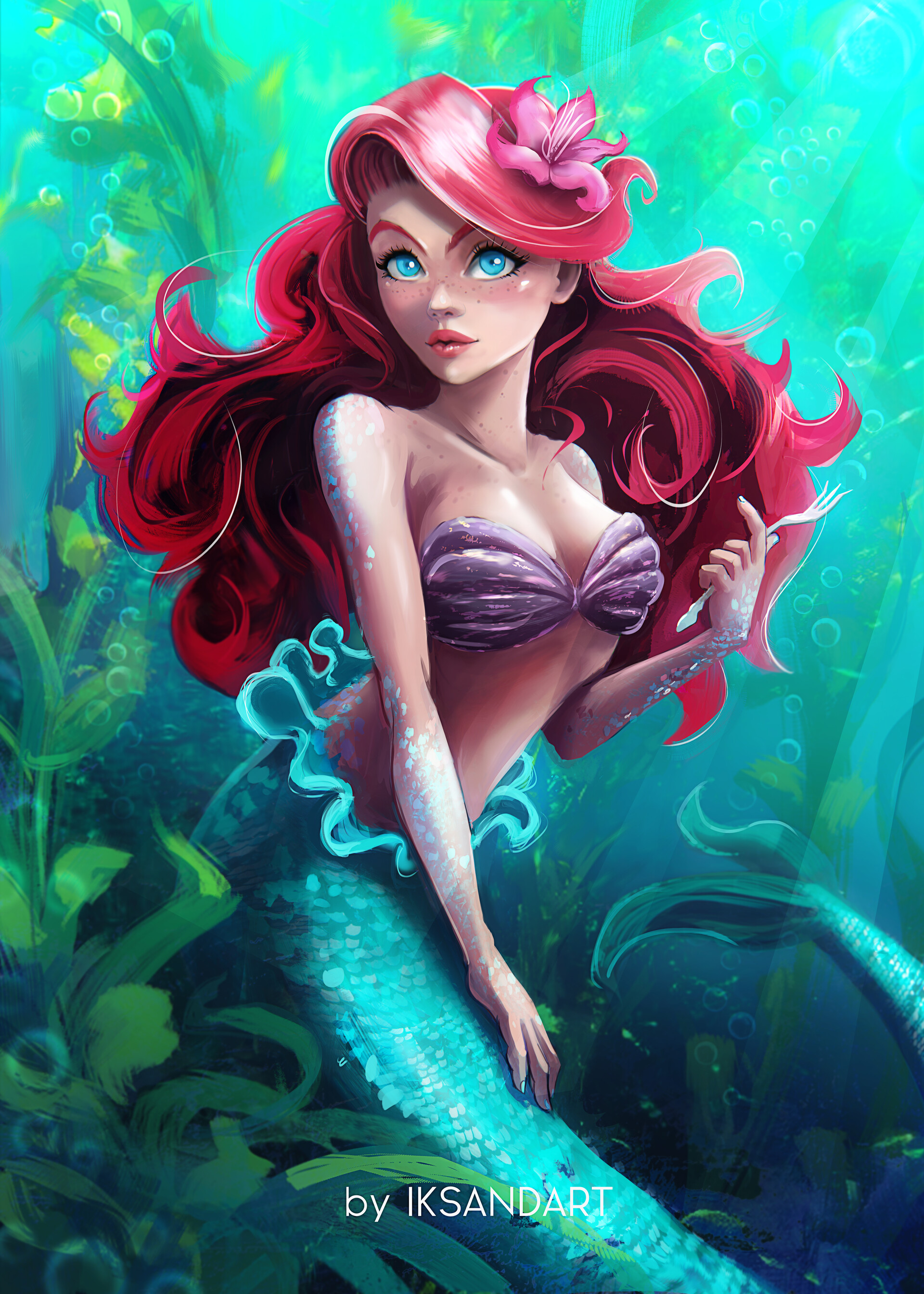 jug besejret Forgænger ArtStation - Ariel (The Little Mermaid) Fanart