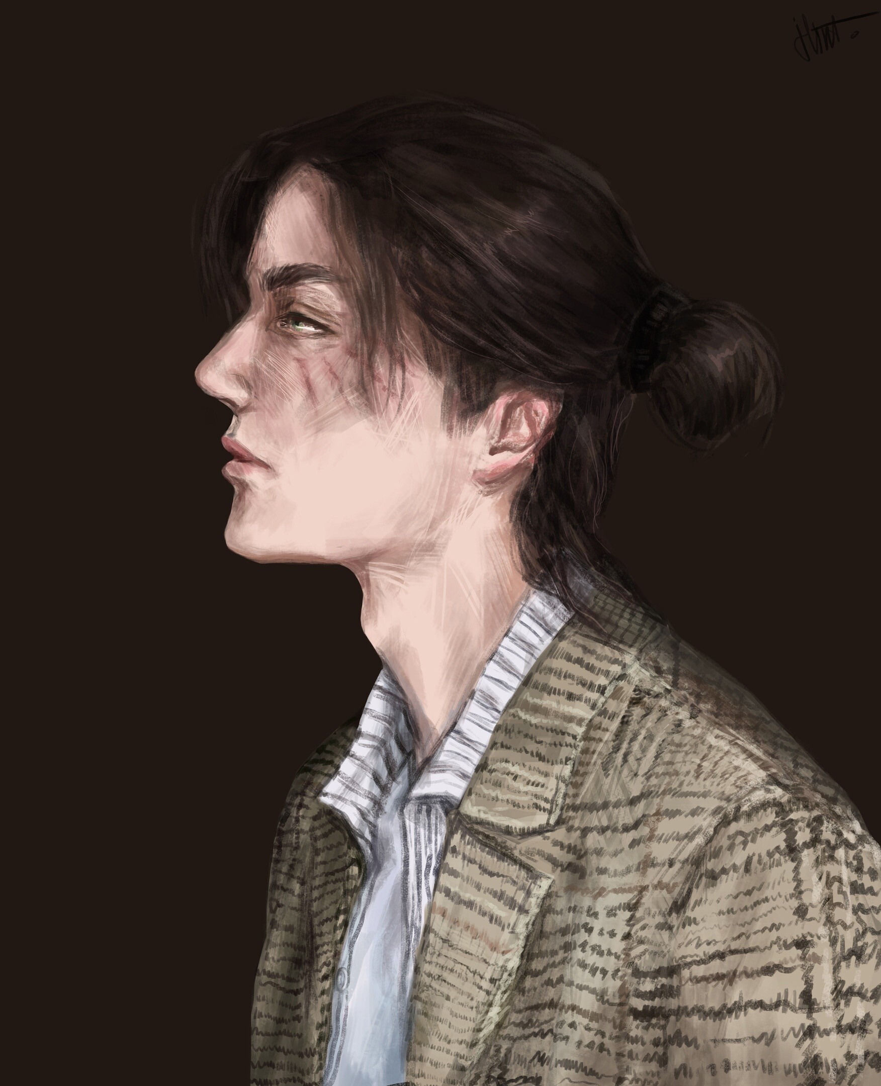 Eren Yeager Bun Tutorial Artstation Eren Yeager Hintergrund artstation eren yeager hintergrund