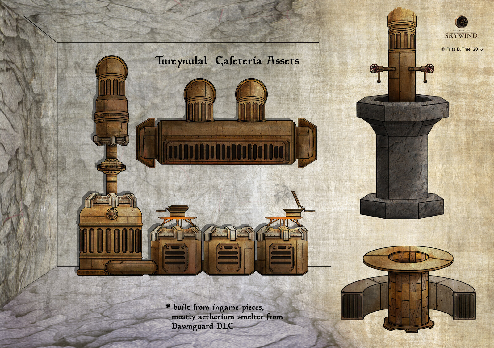 Tureynulal Assets - Dwemer Oven