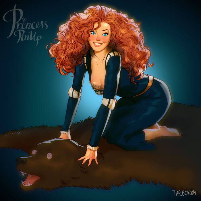 Disney princess pin up art sales