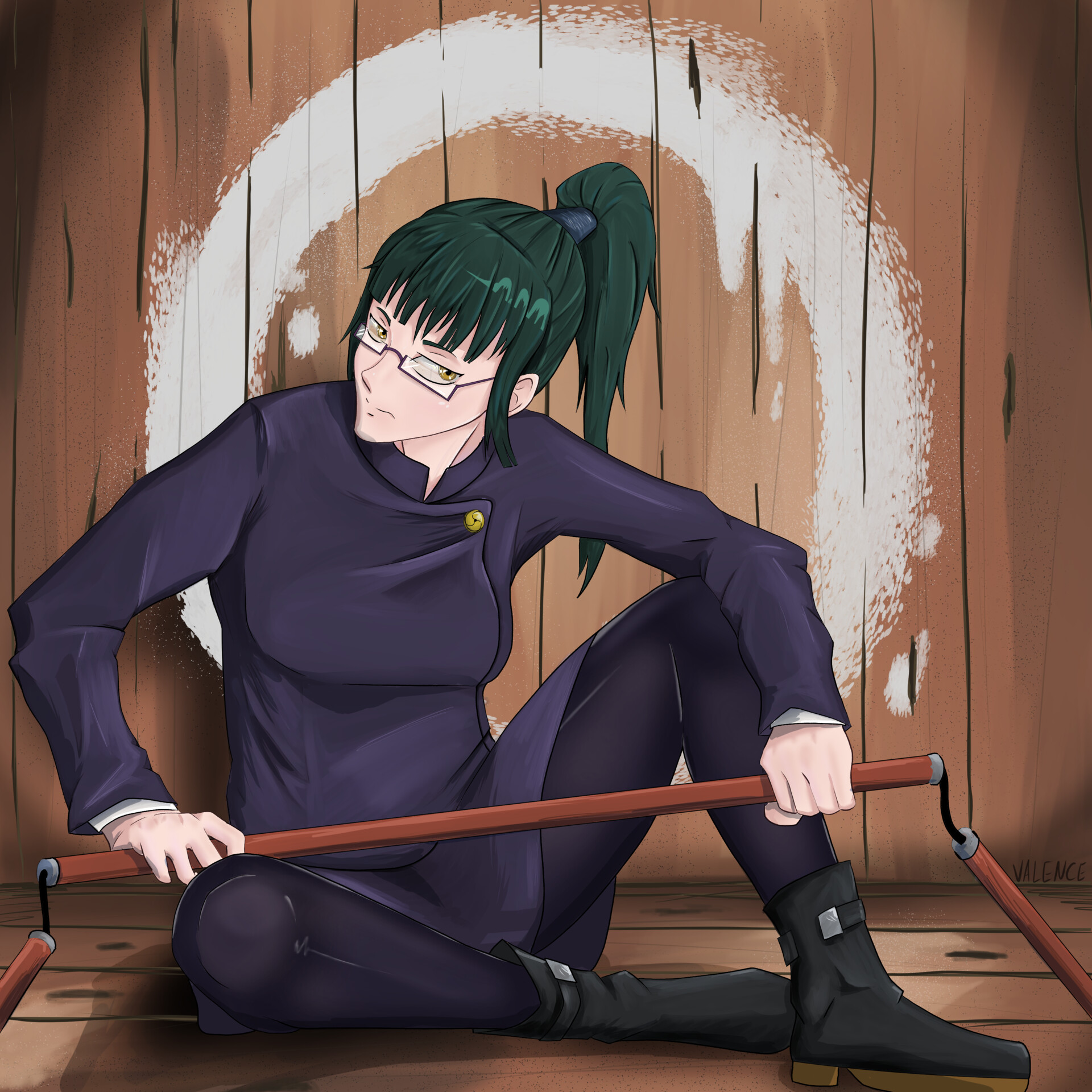 Artstation Jujutsu Maki Zenin Valence