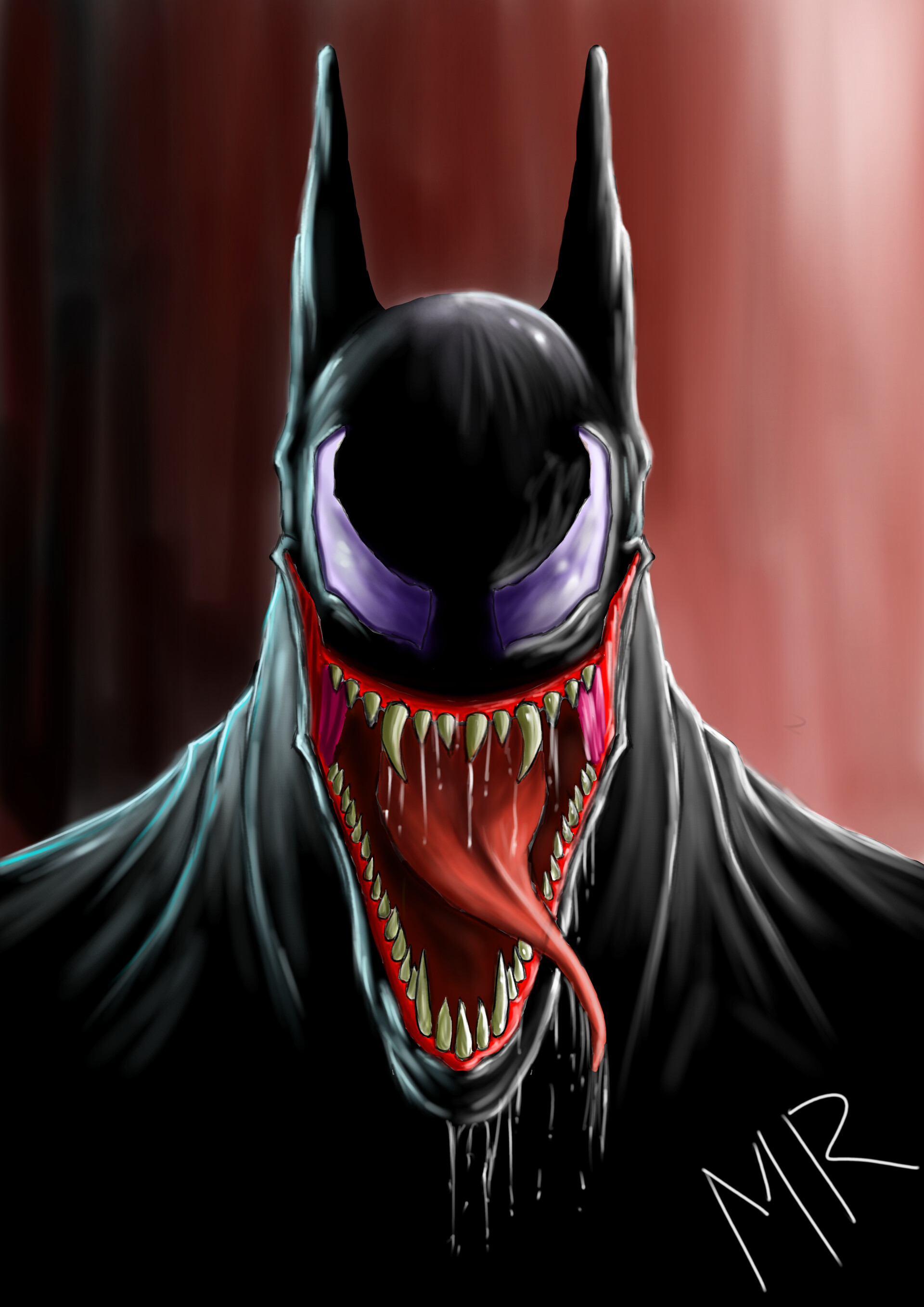ArtStation - Batman x Venom Crossover