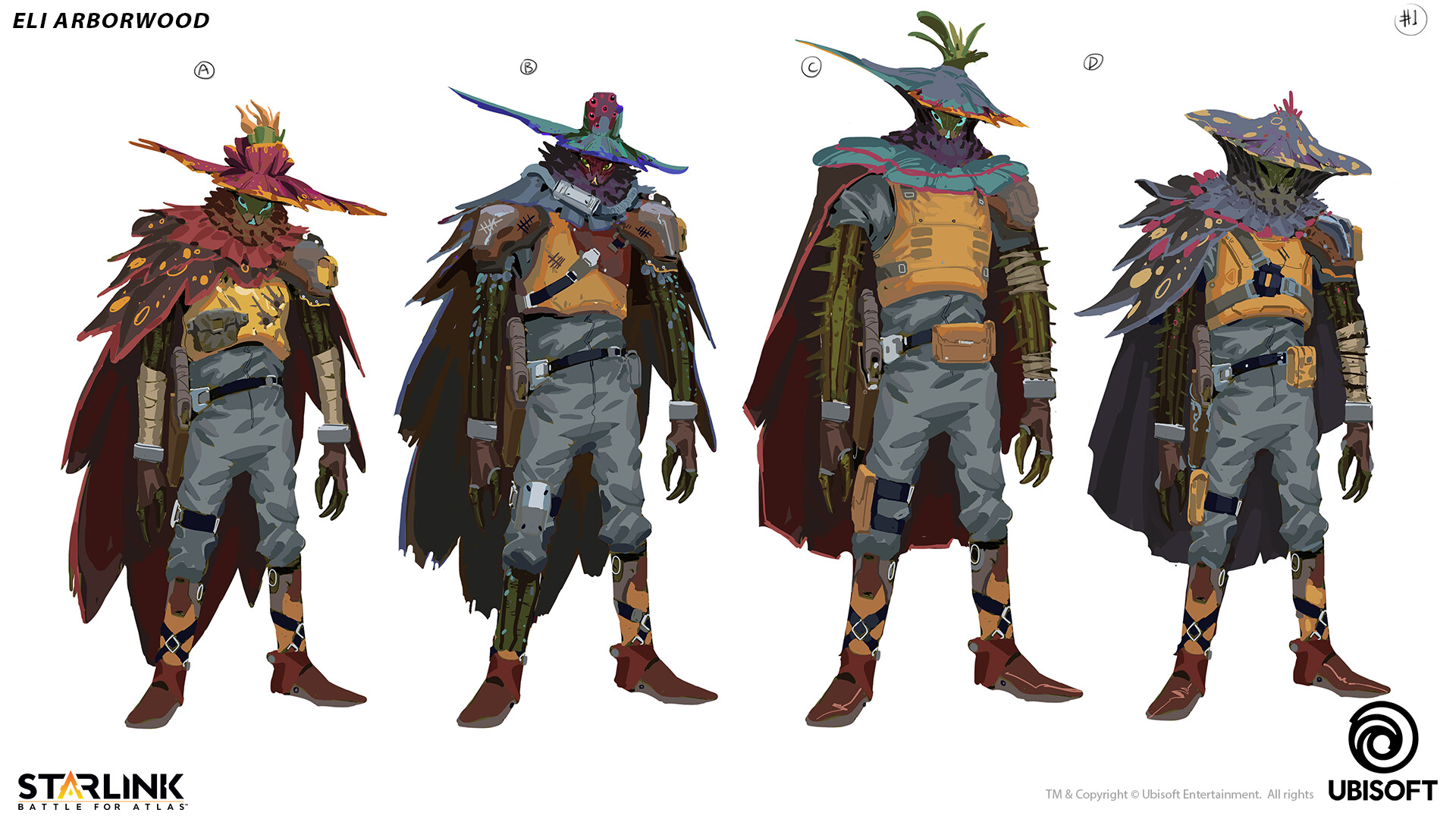 Starlink: Battle for Atlas "Character Designs" by Al Jerek 