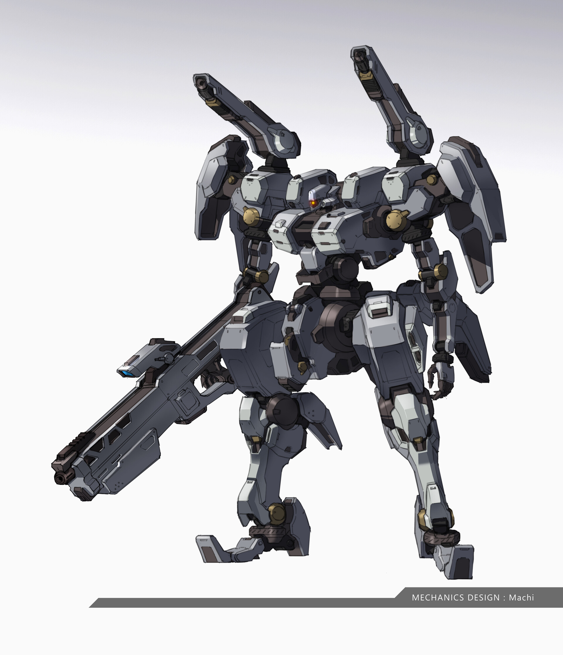 ArtStation - ROKA M-23 weapon mechanic