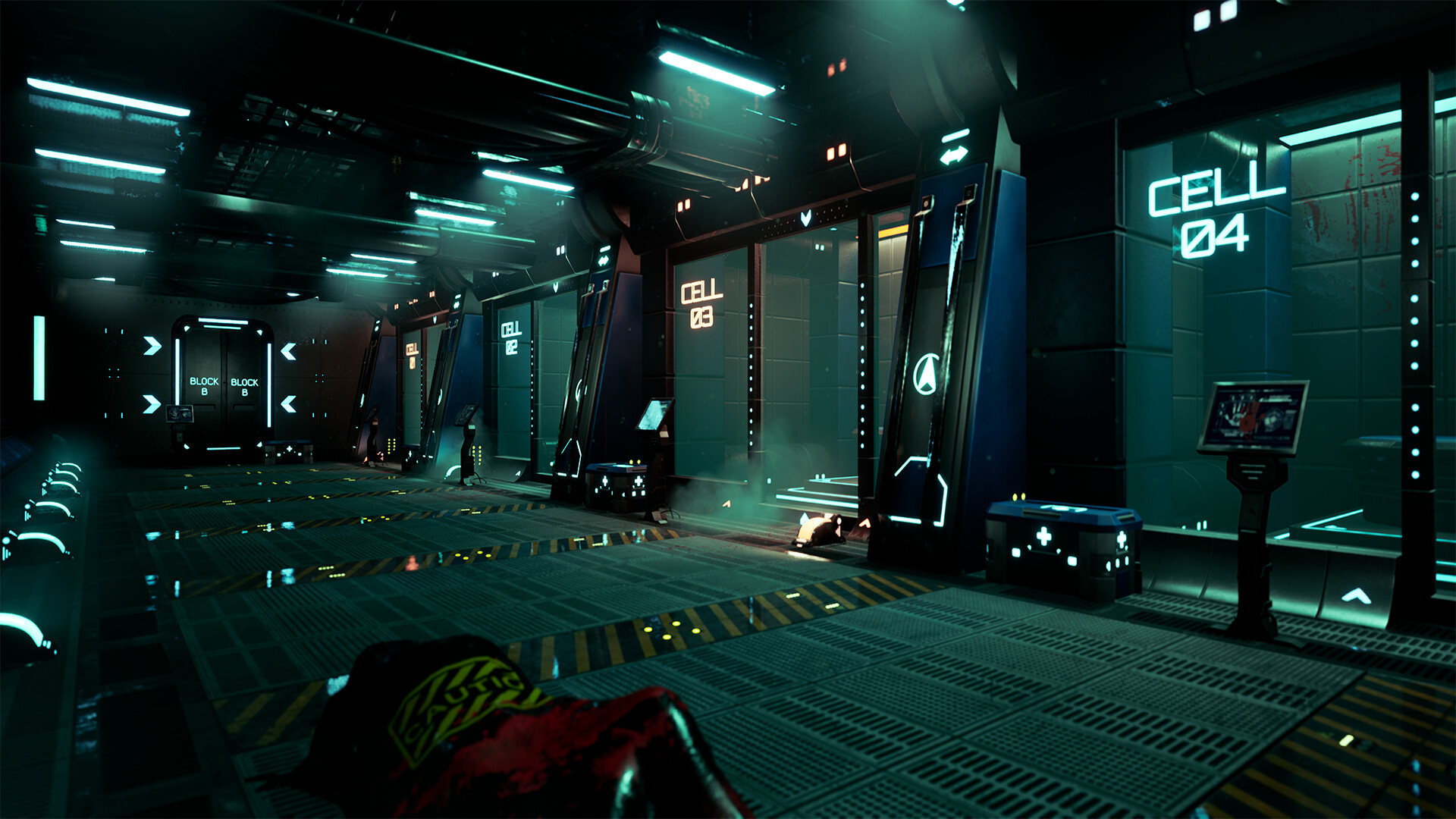 Futuristic Prison Space Station
