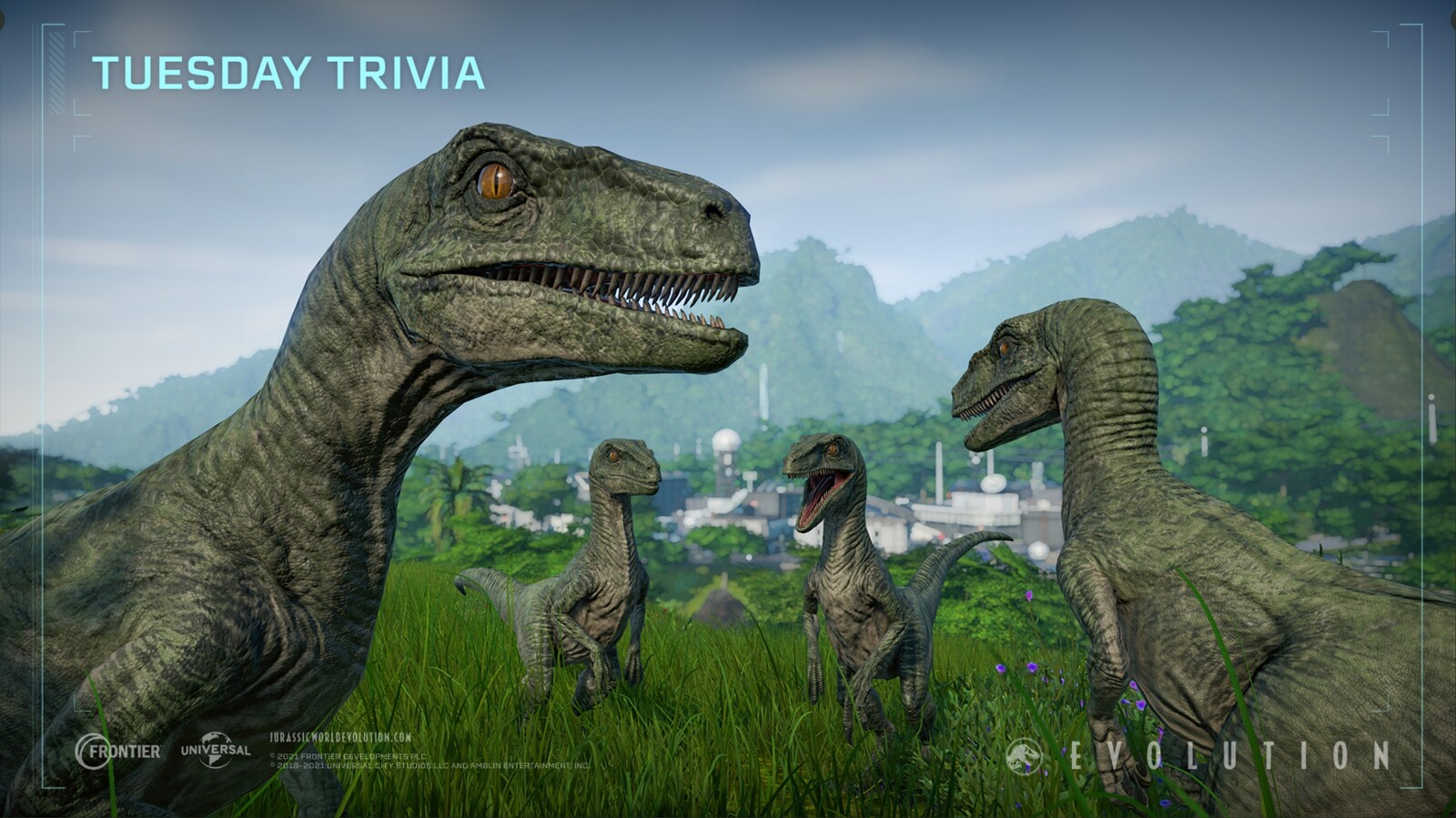 Jurassic World Evolution - Tuesday Trivia Raptors