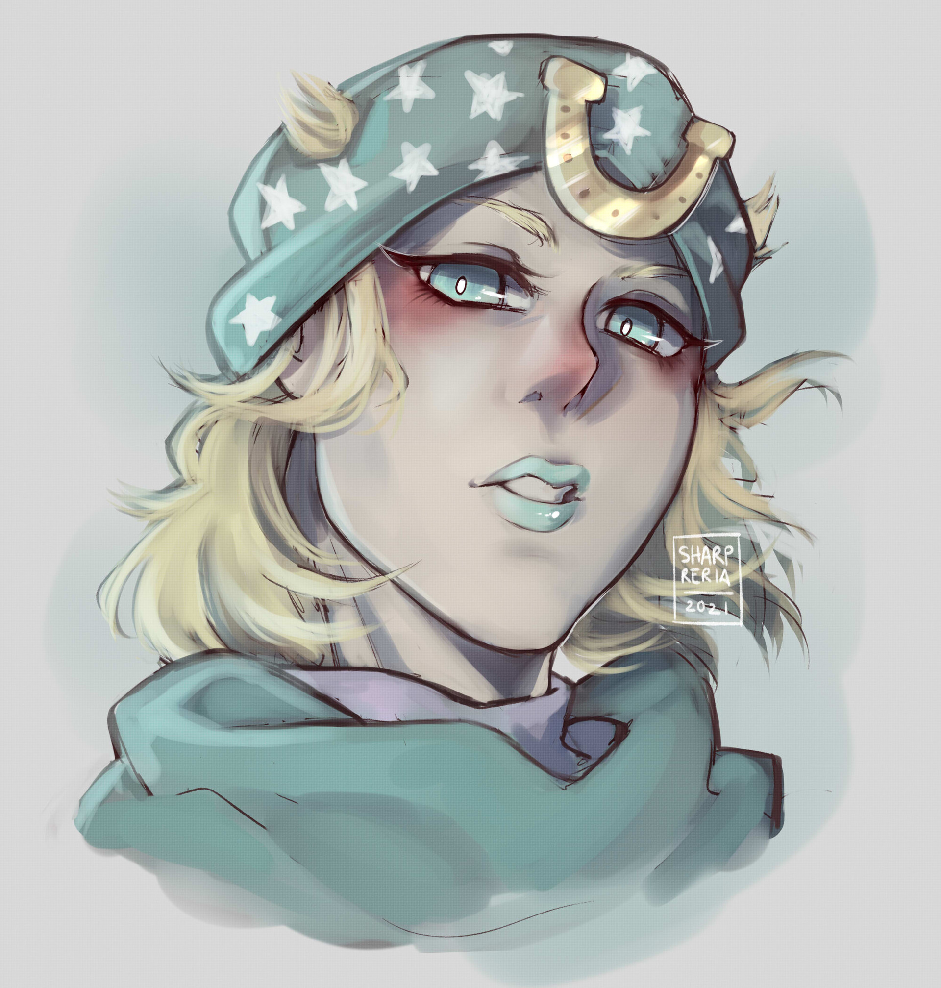 ArtStation 【 Fanart 】Johnny Joestar (JJBA)