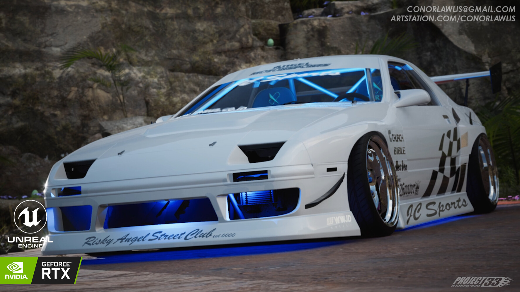 Artstation Jesus Christ S Hotboi Rx7 Unreal Engine 4