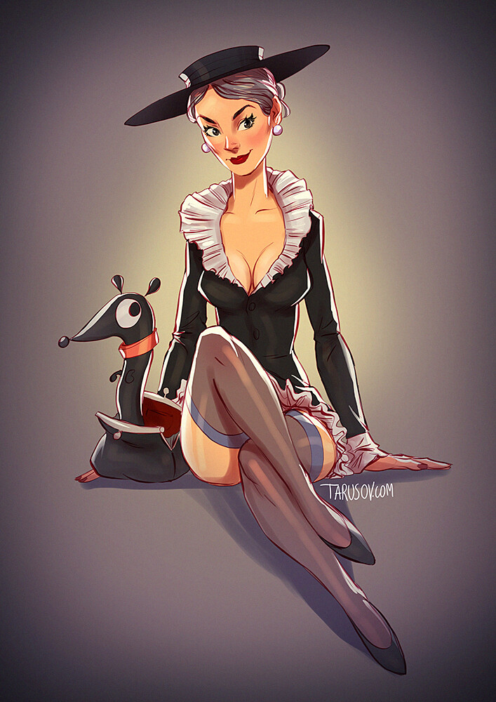 Andrew Tarusov Soviet Cartoons PinUp