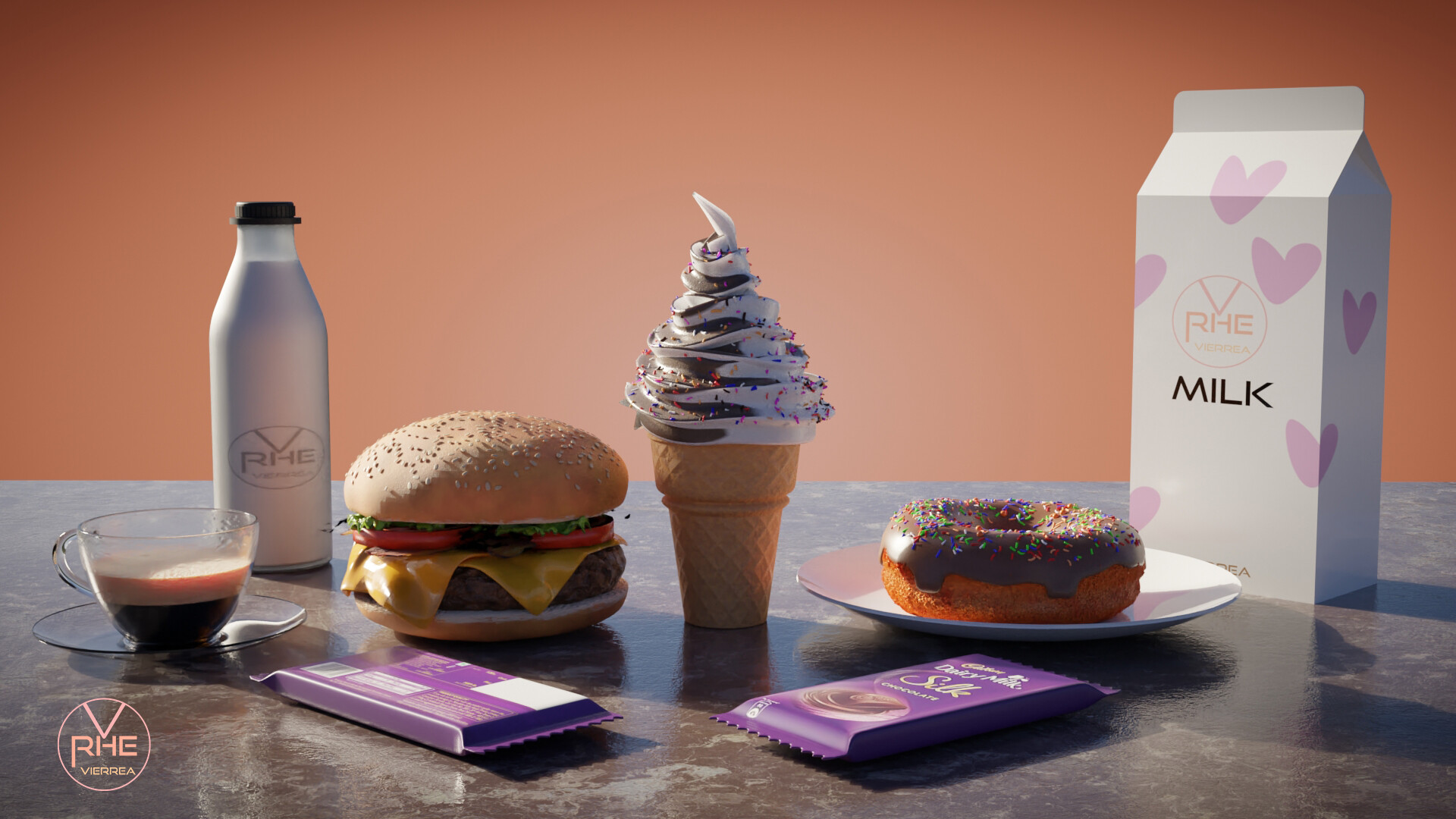 ArtStation - 3D Junk Food