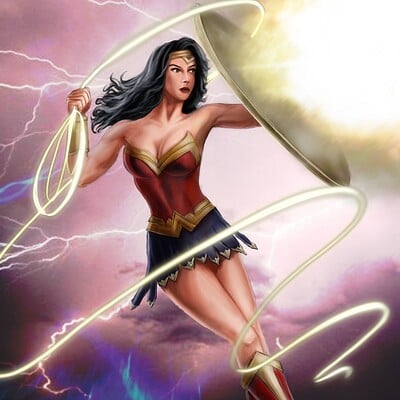 Wonder Woman in Action - Fan Art Contest