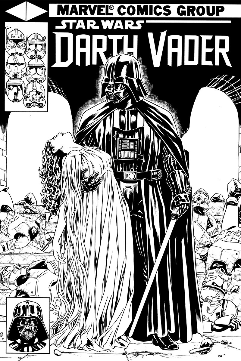 Mark Brooks - Darth Vader #1 cover