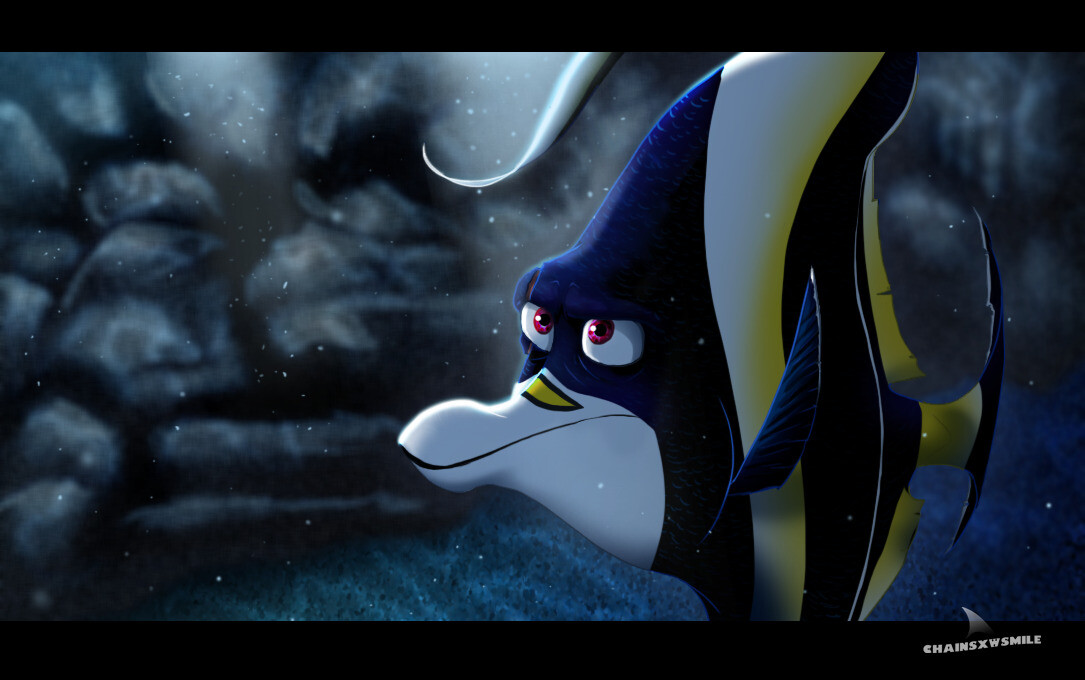 Gill finding nemo drawing