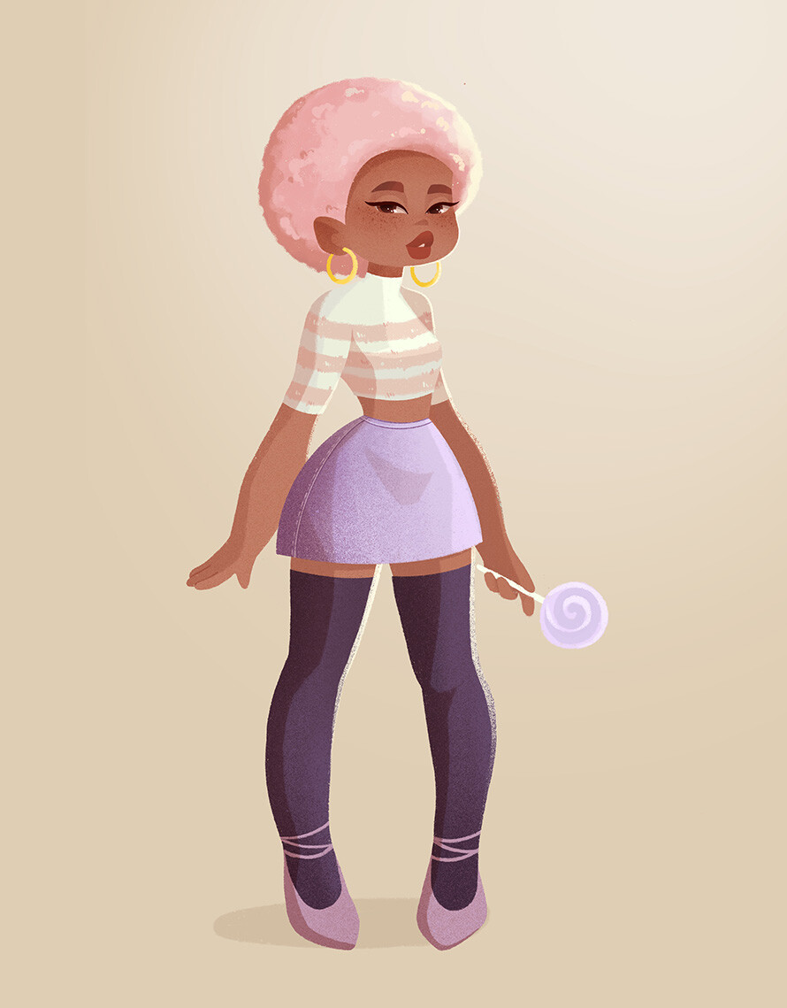 ArtStation Candy girl