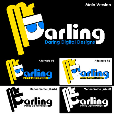 Christopher royse darling mr darling final logotypes 1
