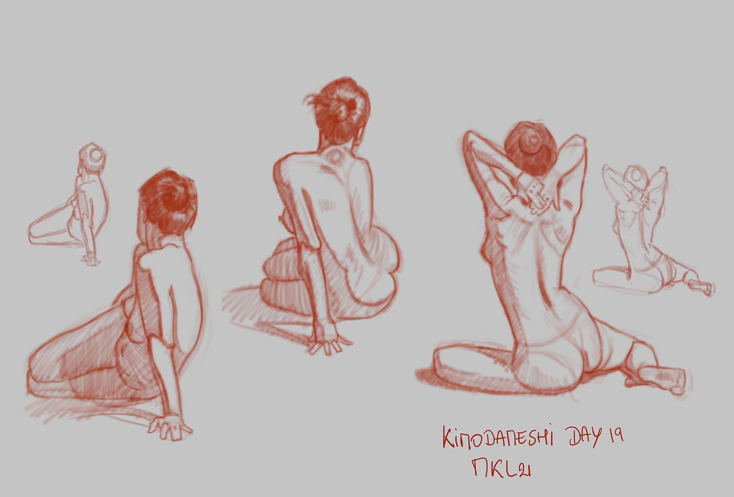 Figure drawing Kimo 3 final week