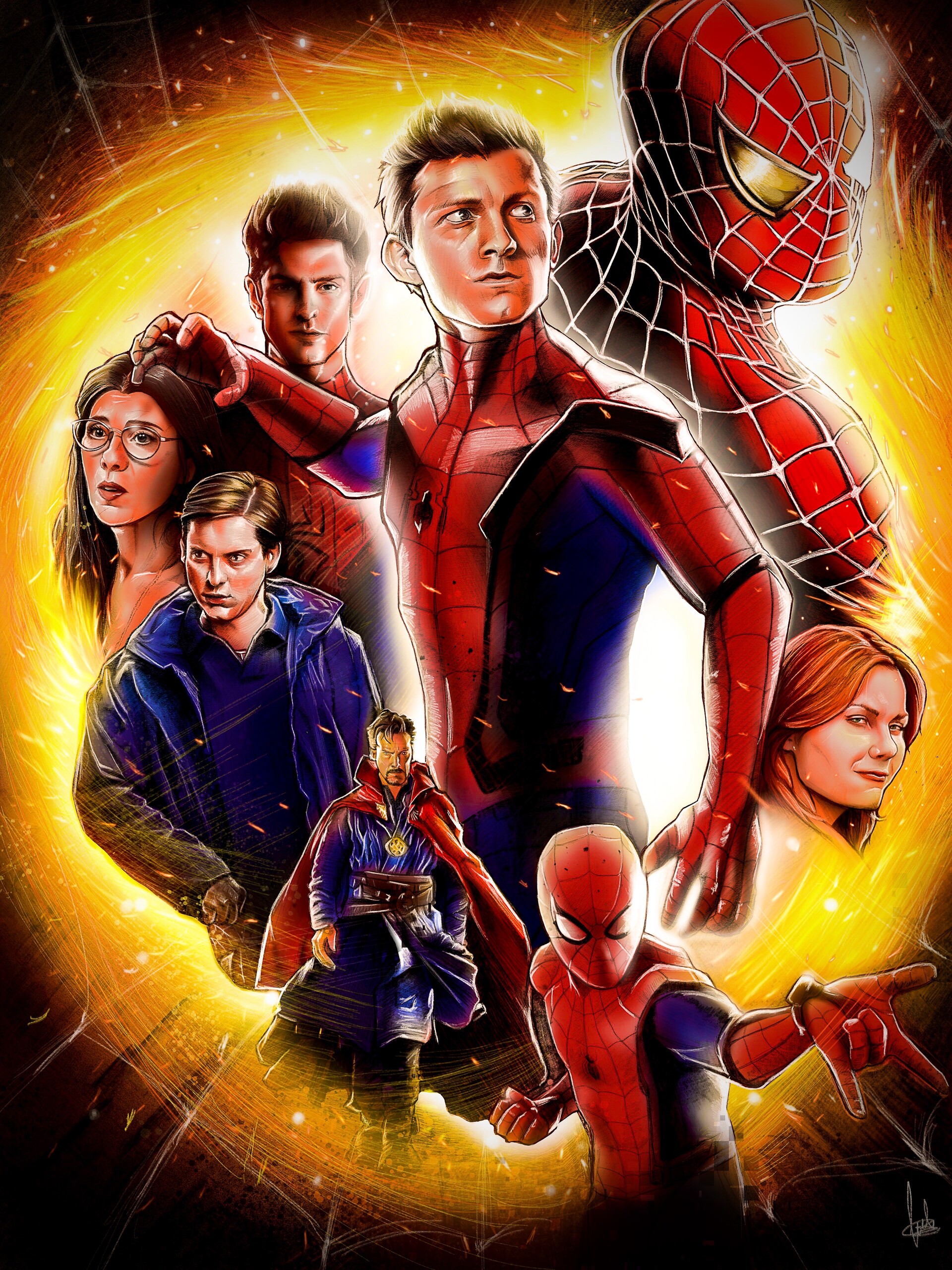 ArtStation - Spider-Man No Way Home Poster, Algothrim