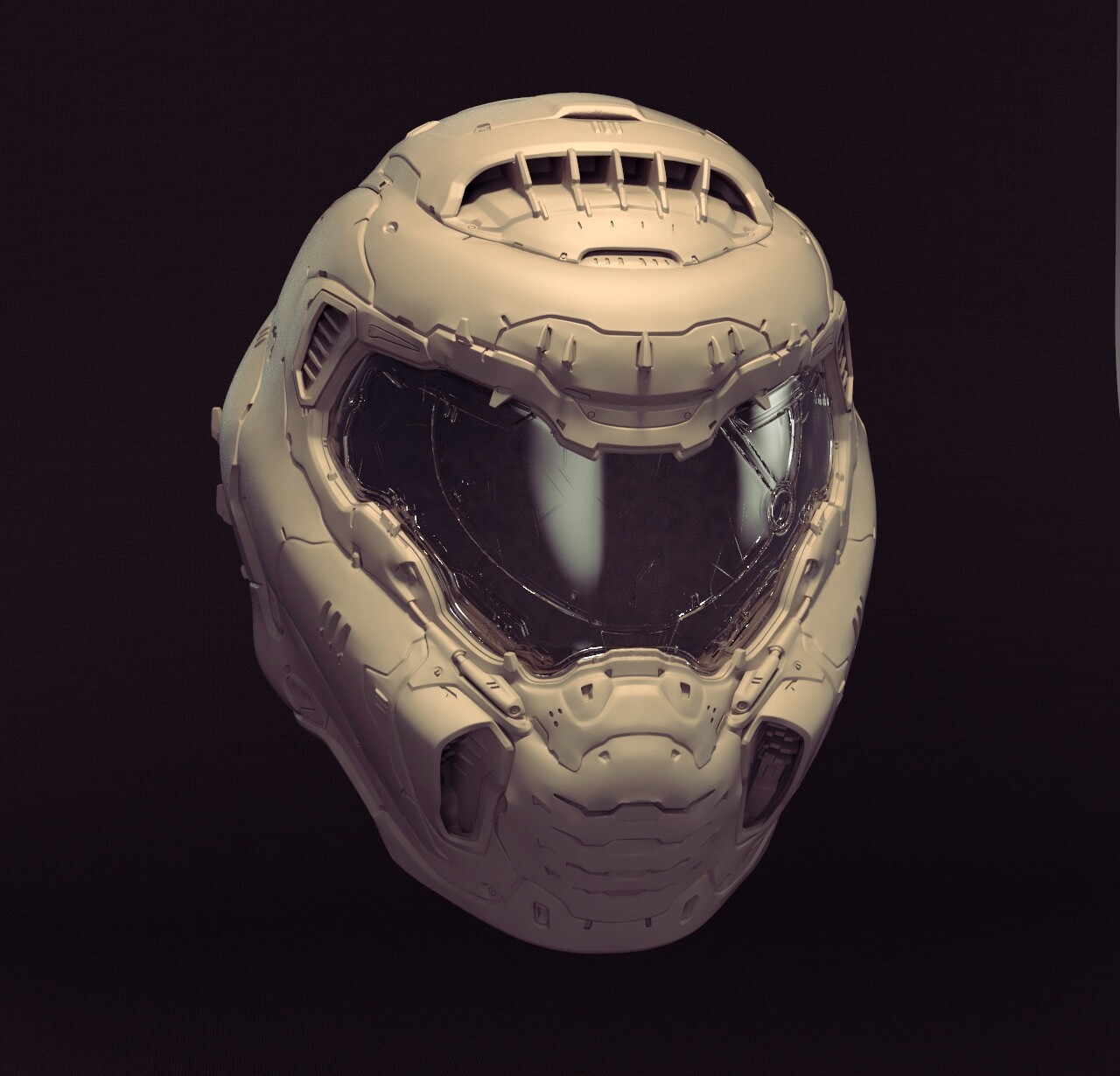 ArtStation - Doom Slayer Helmet