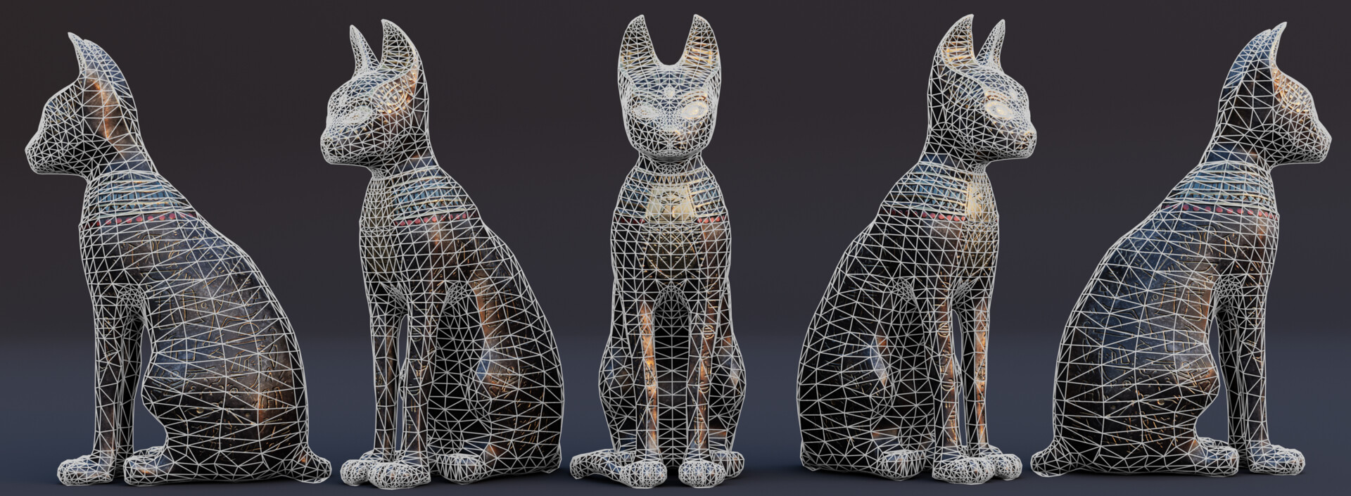 Paweł Sobczak Egyptian Cat Statue