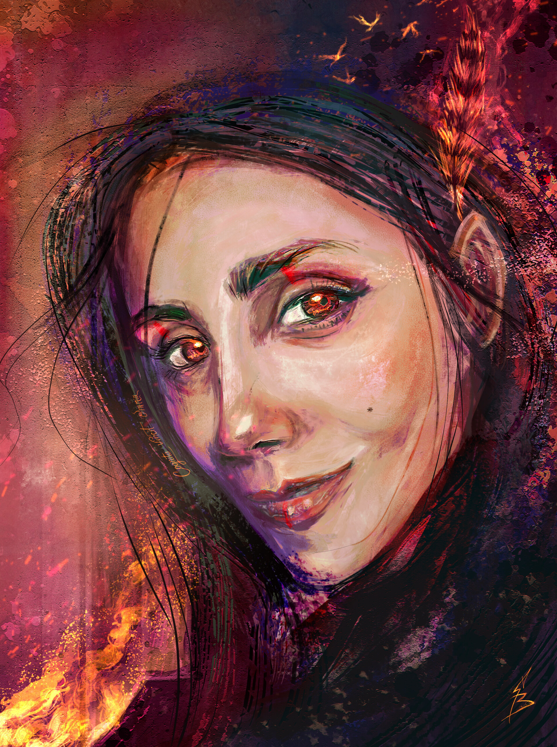 ArtStation phoenix portrait