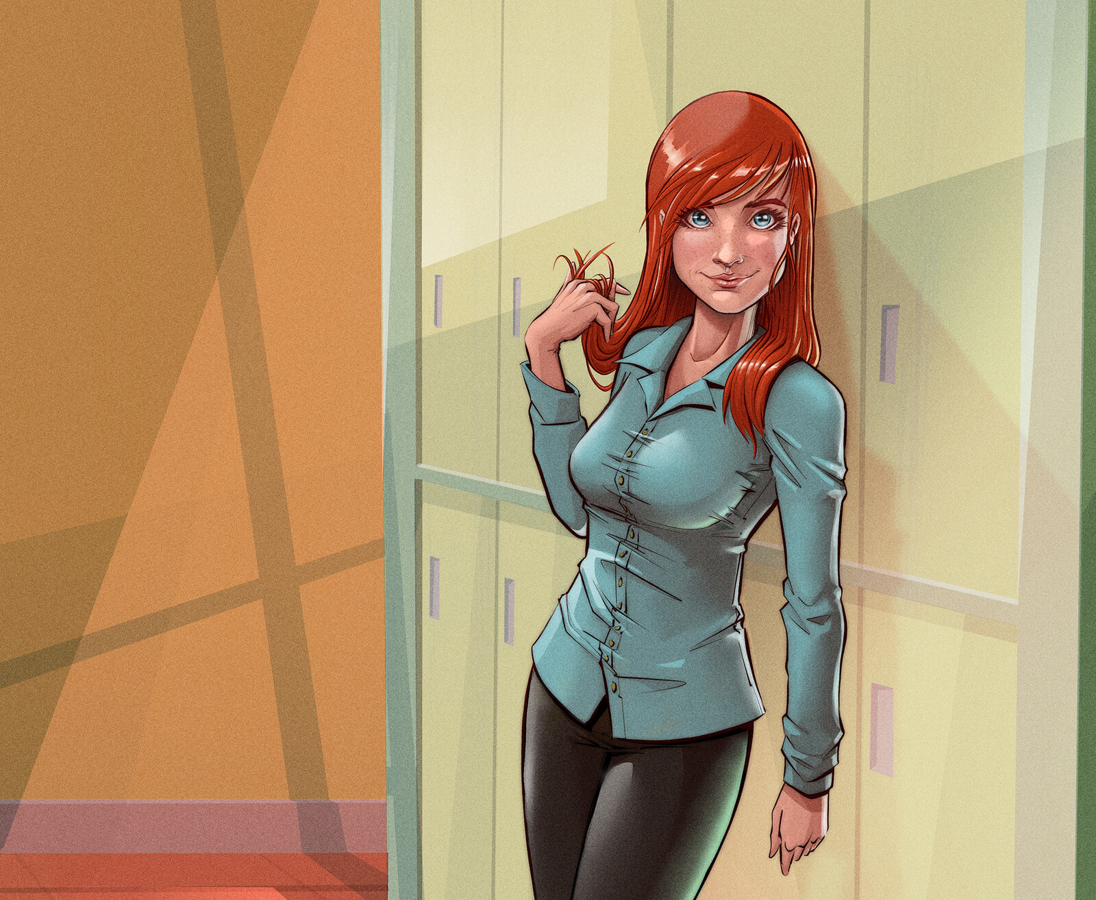 Redhair School Girl / Failed Commission For Scam