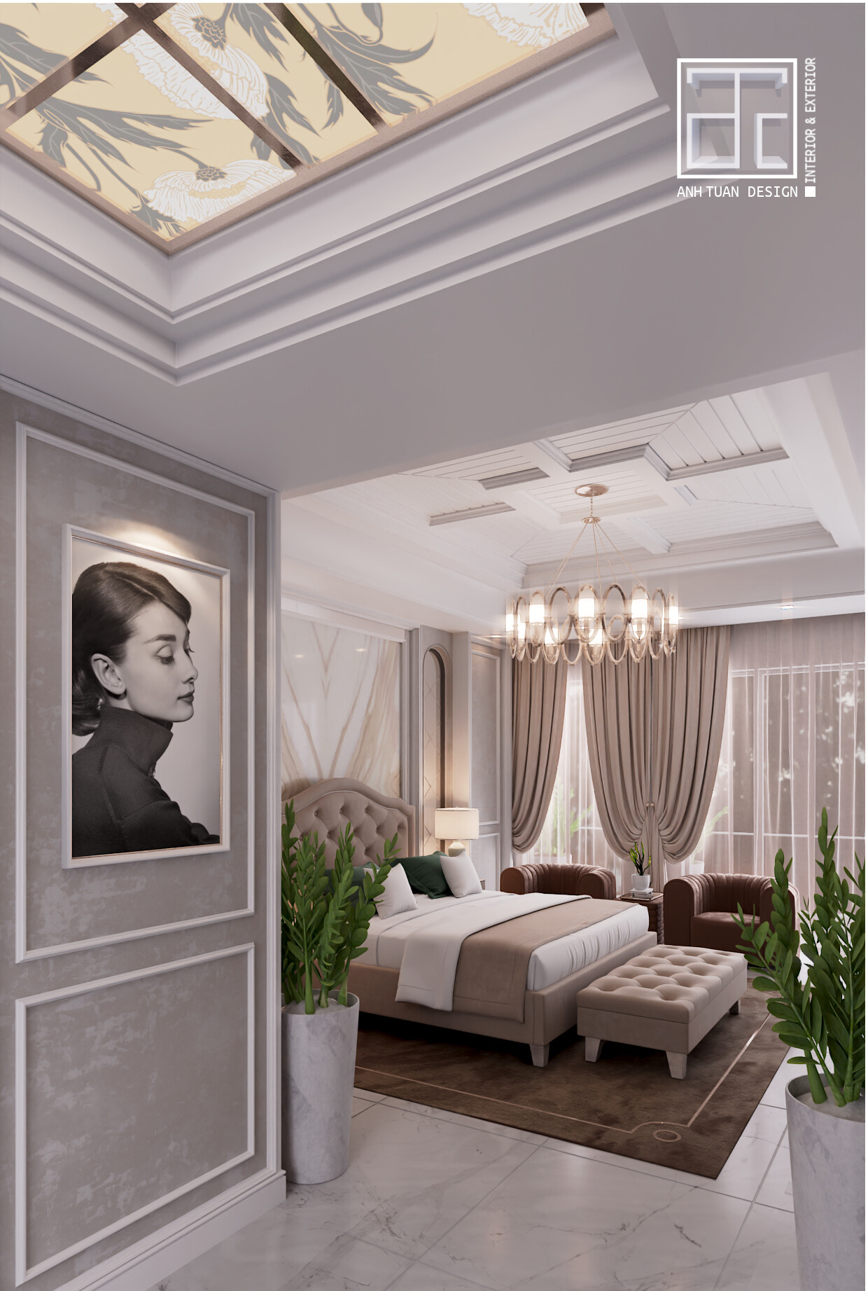 ArtStation Light and romantic bedroom