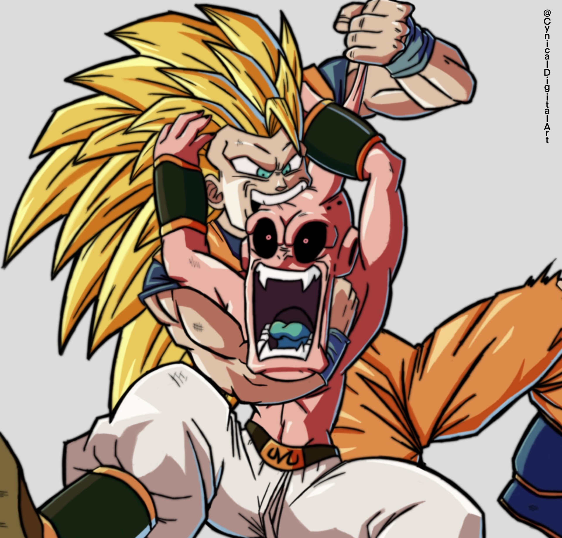 ssj3 goku kid buu