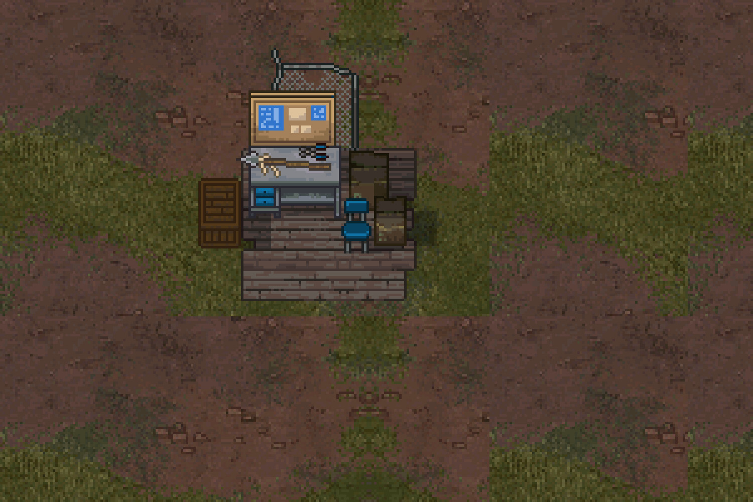Pixel Art MDZ2 Crafting Workshop Stage 1