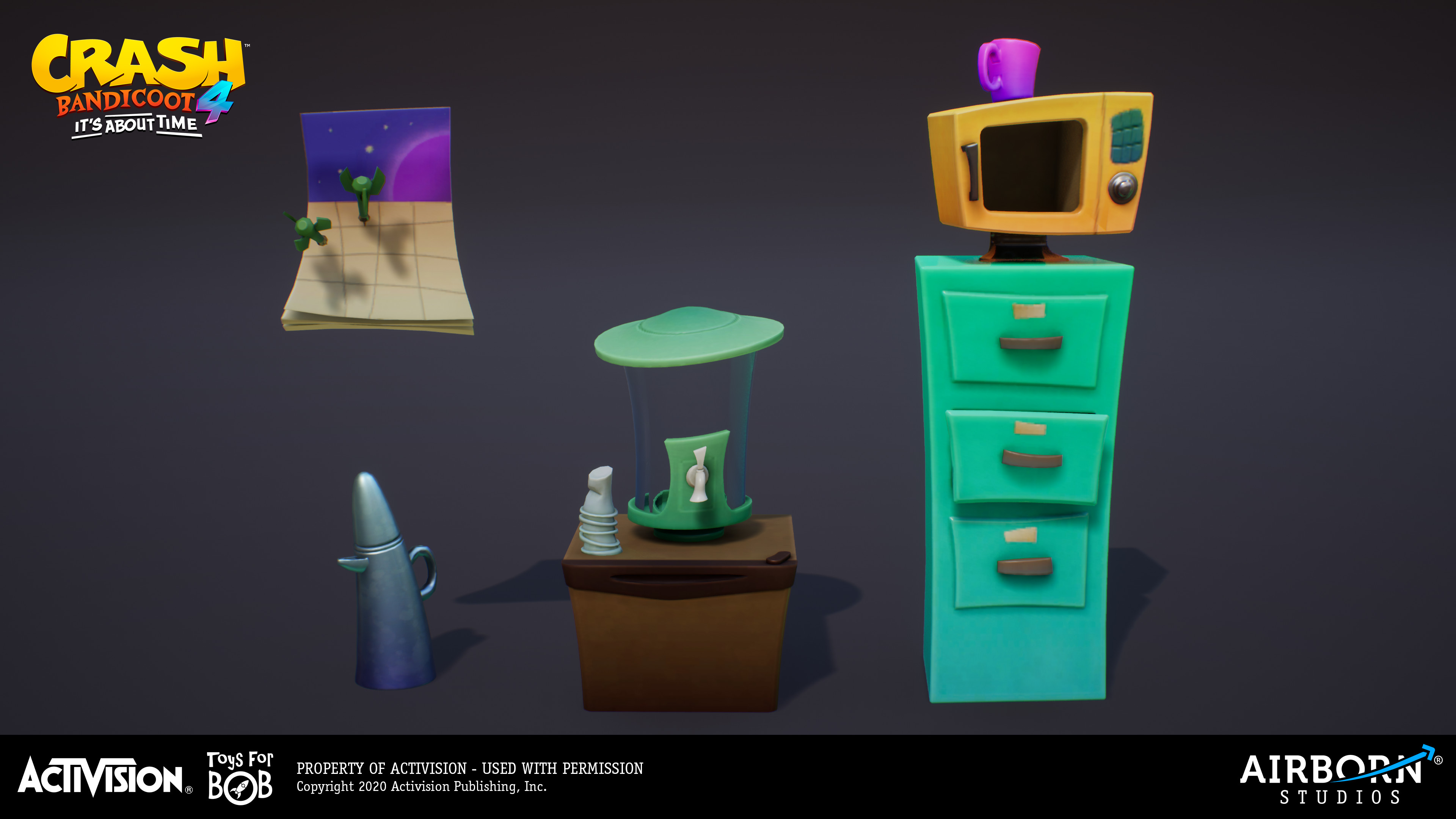 Neo Cortex Control Room assets done by Benjamin Sauer