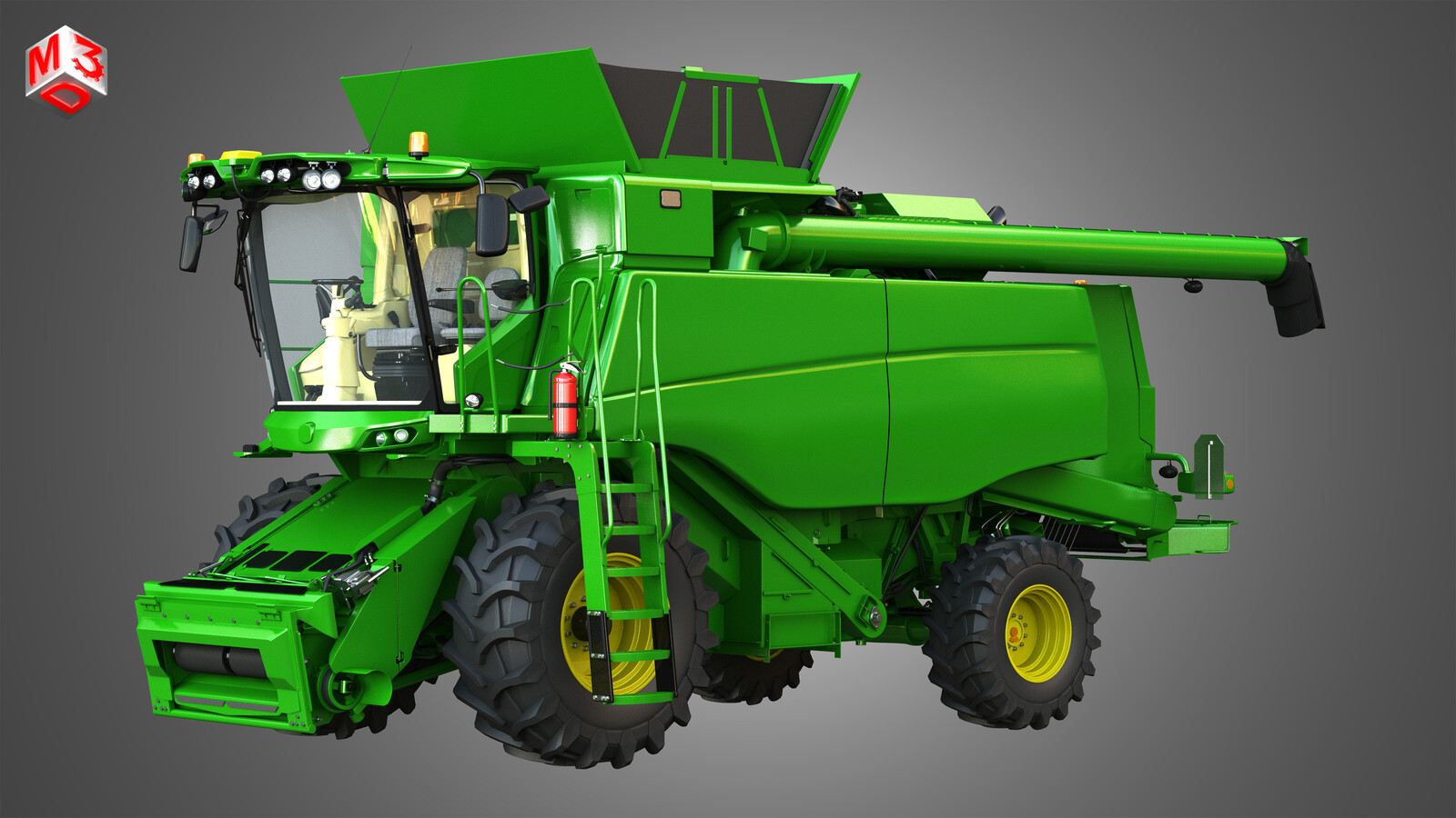 T560 Harvester Combine - with Wheels
