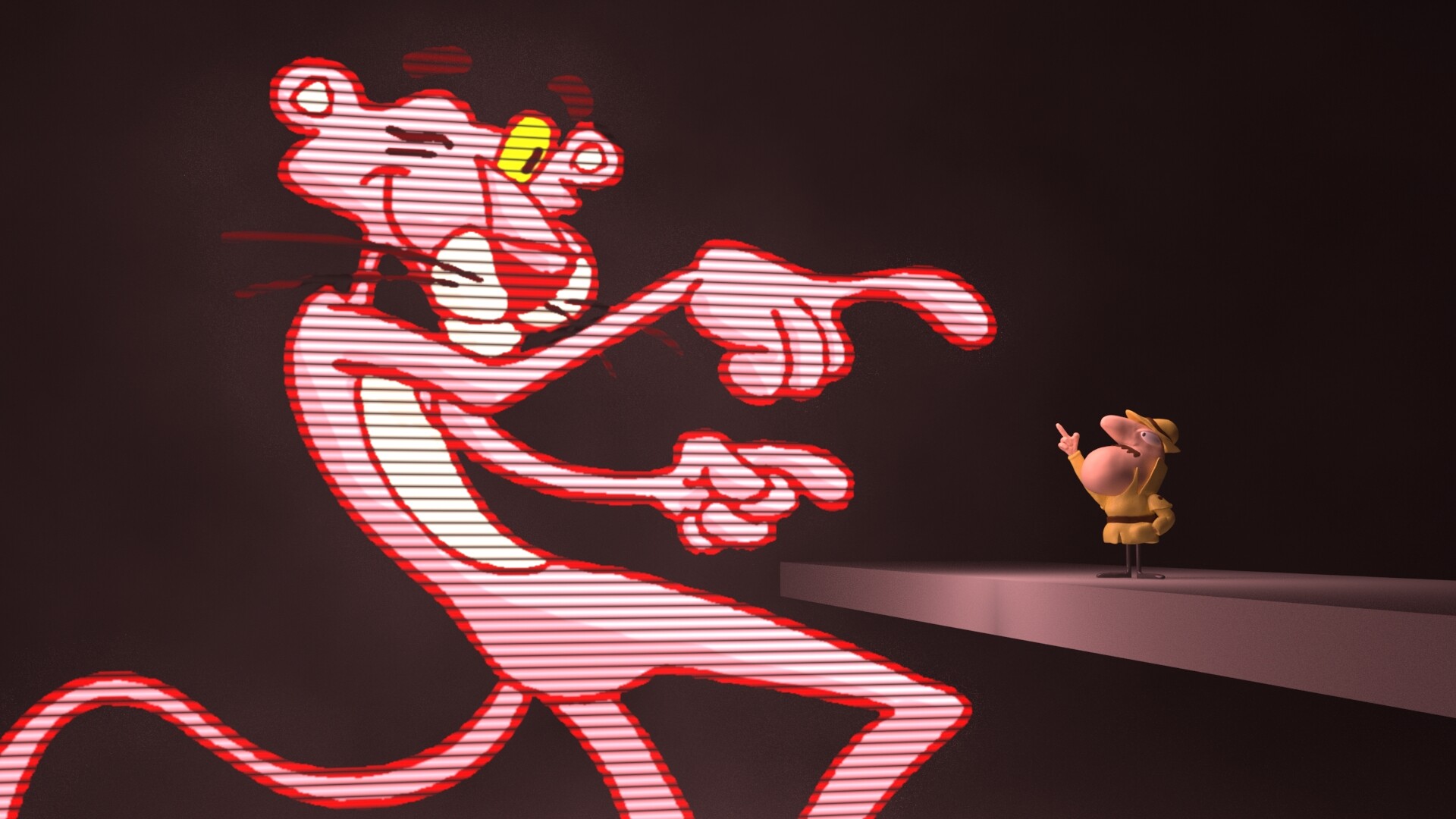 Pink Panther Sneaky Gabriel Leon Preuba 2