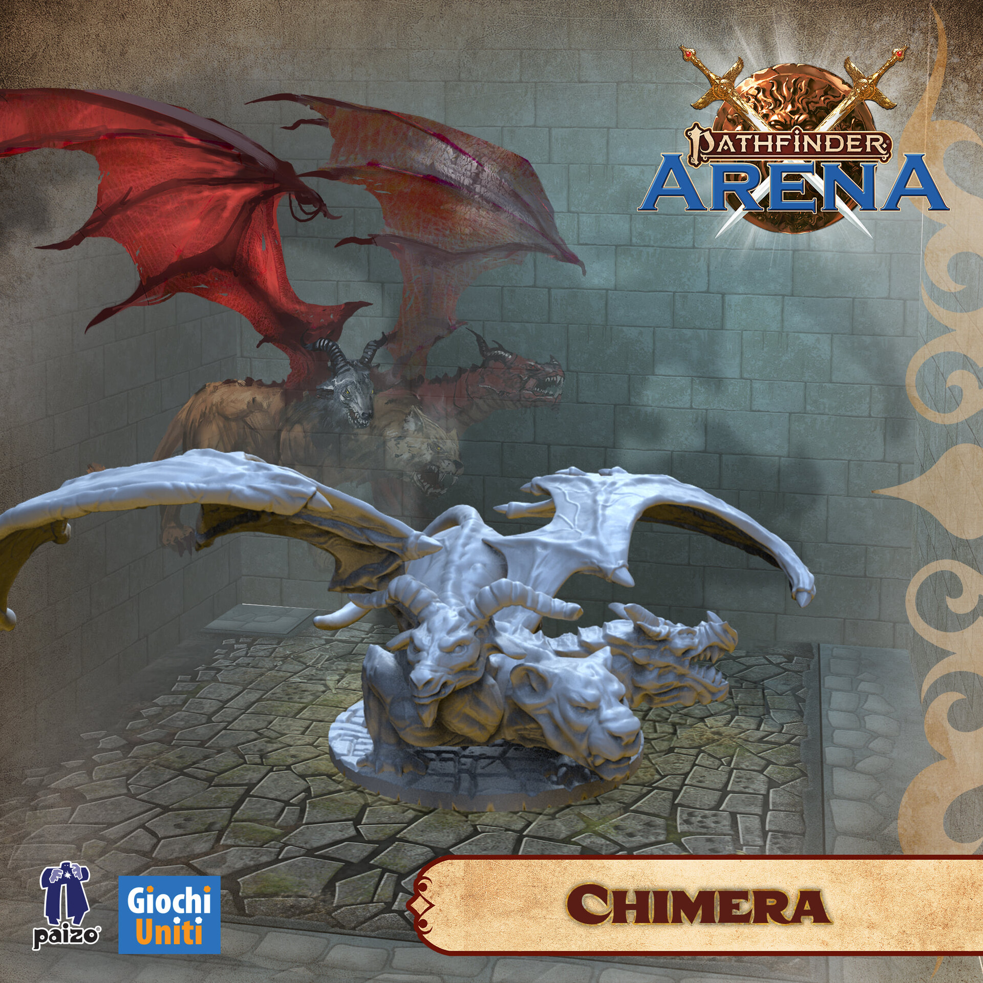 ArtStation Chimera for Pathfinder Arena