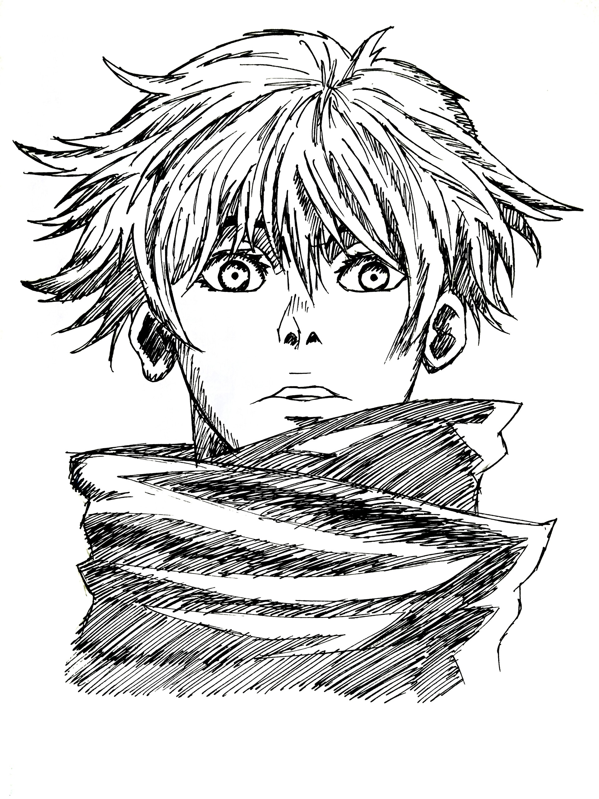images Anime Gojo Satoru Sketch