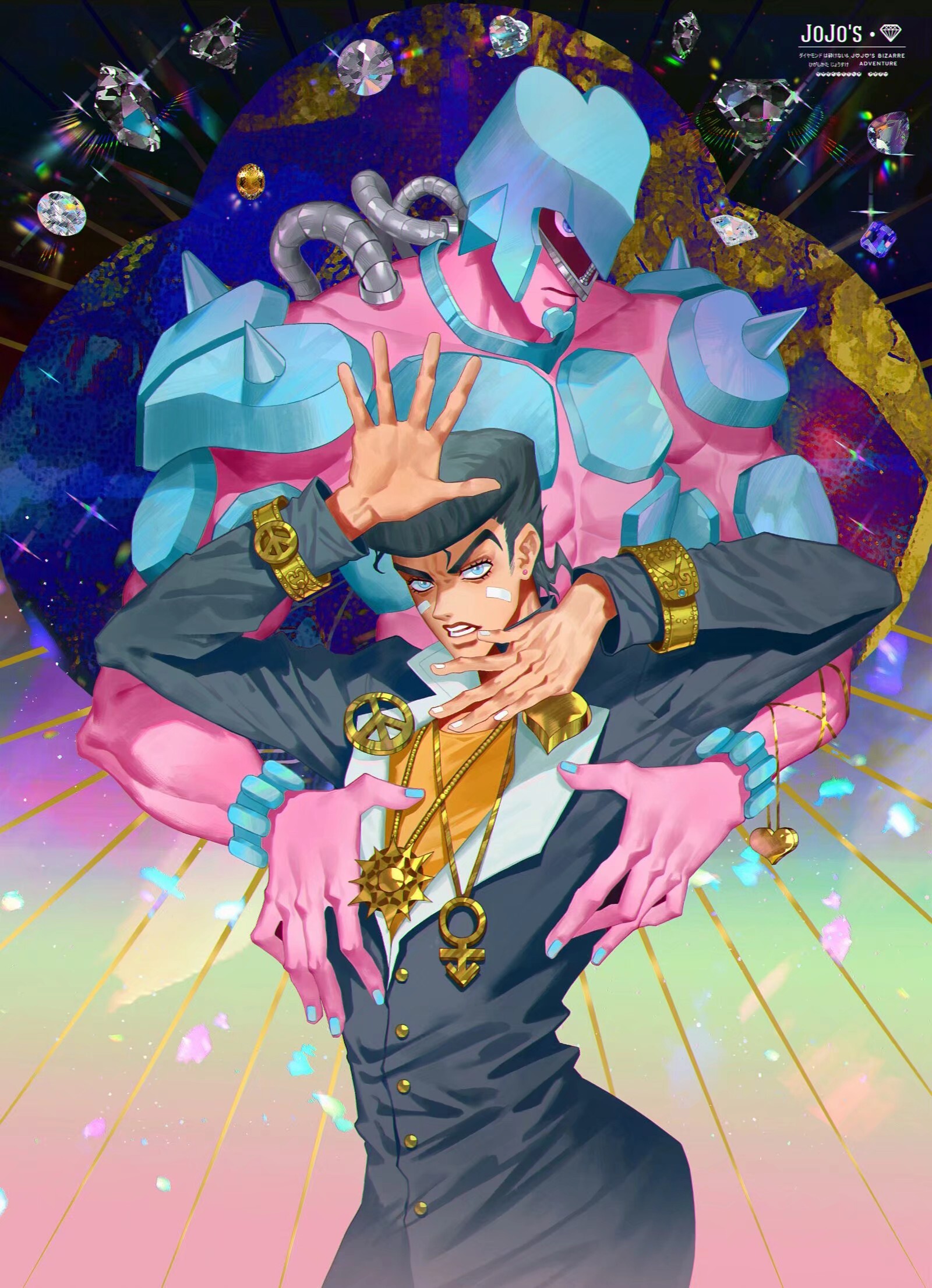 Artstation Jojo S Bizarre Adventure 东方仗助 Vee La