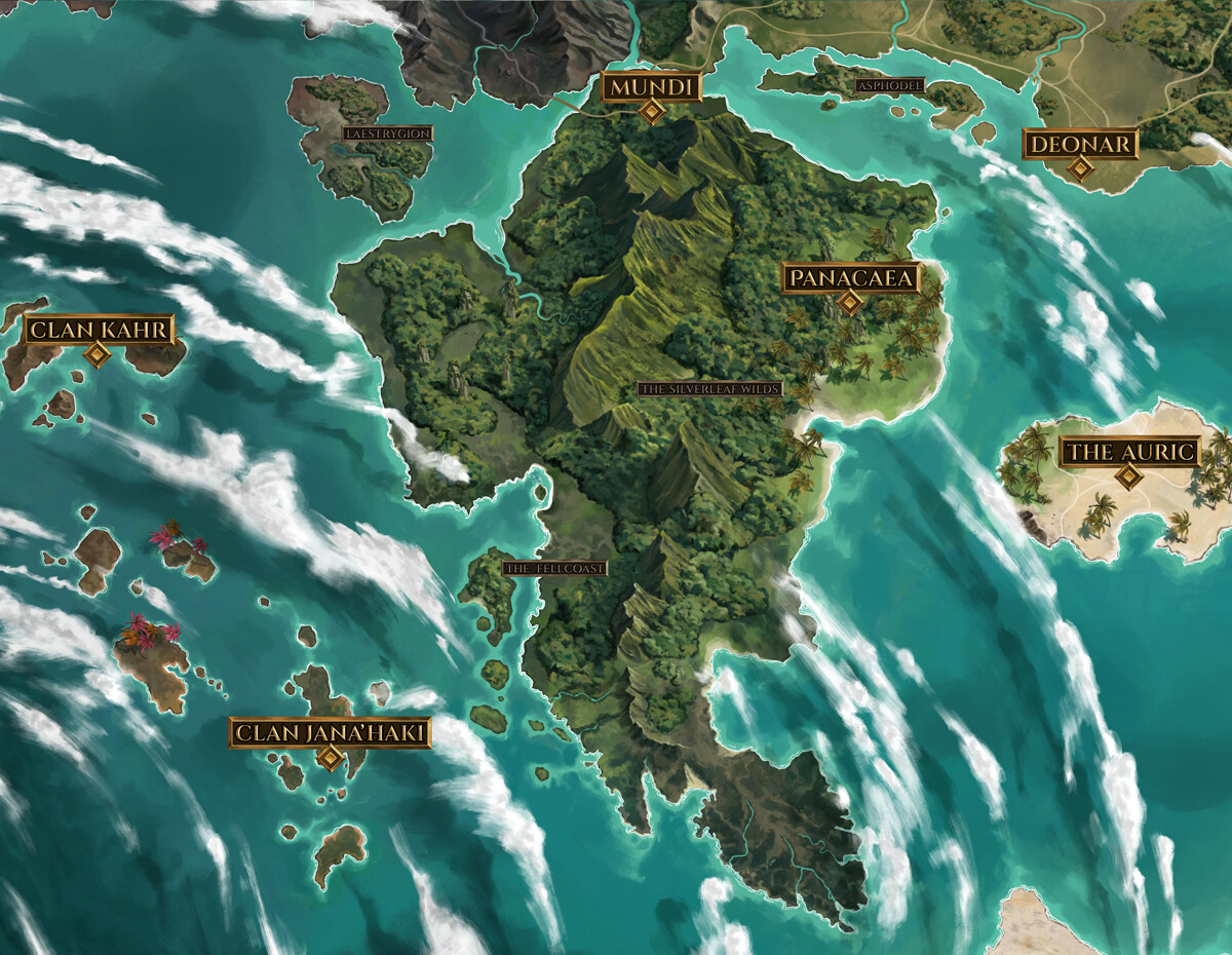 The Midlands - Home to the most savvy and individualist of each sentient species of Dema. Home to Mundi -  A bustling metropolis without compare at the center of the world. Mundi is the convergence of the six major regions of Dema, and a hub for adventure
