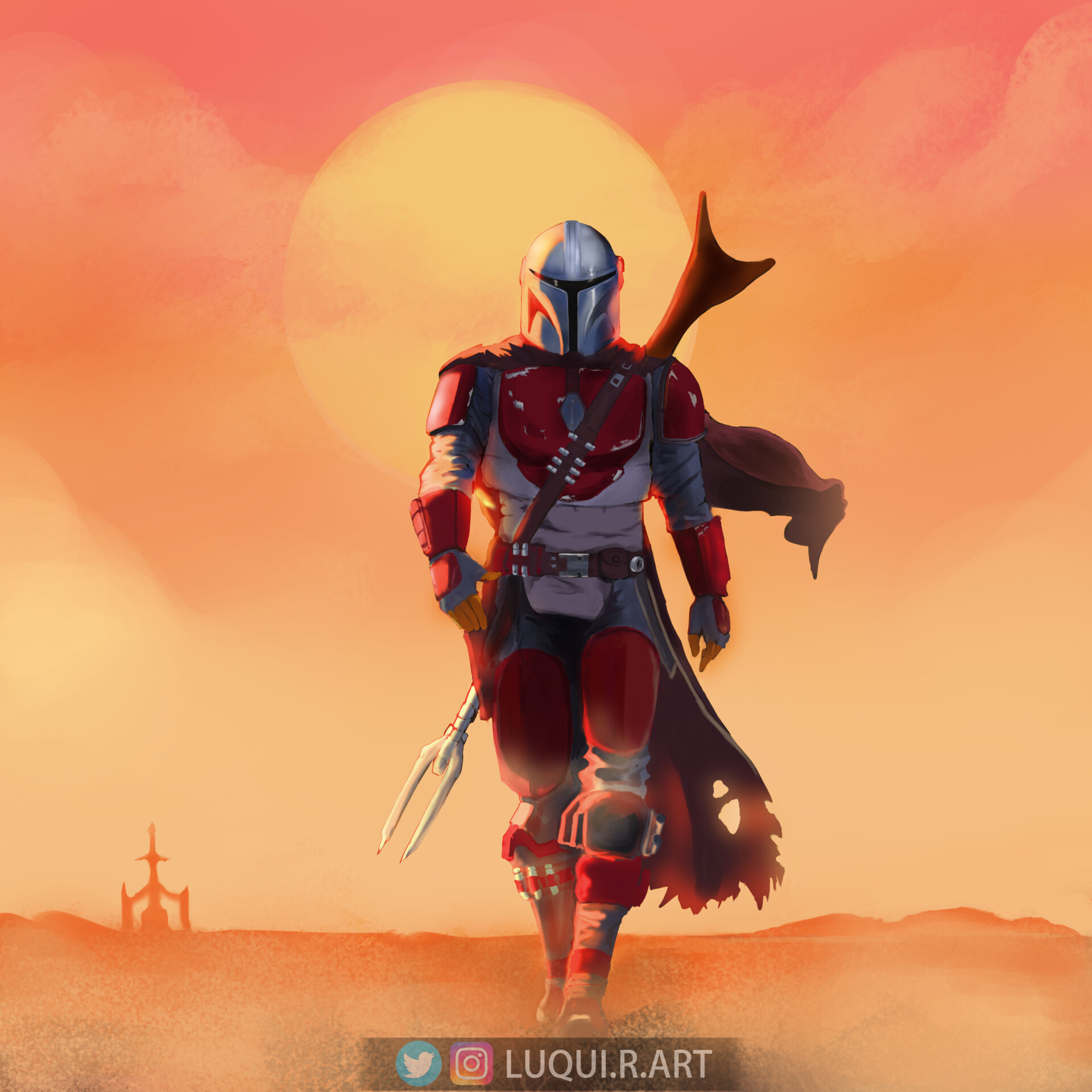 ArtStation Din Djarin Fanart