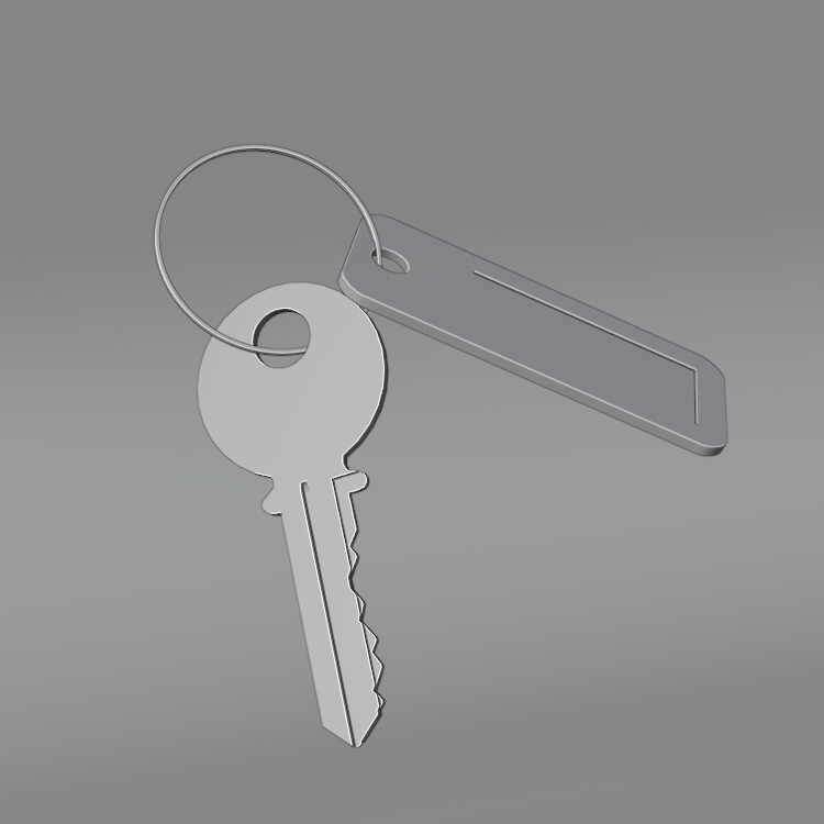 Keyring, vaguely resembling Resident Evil Item