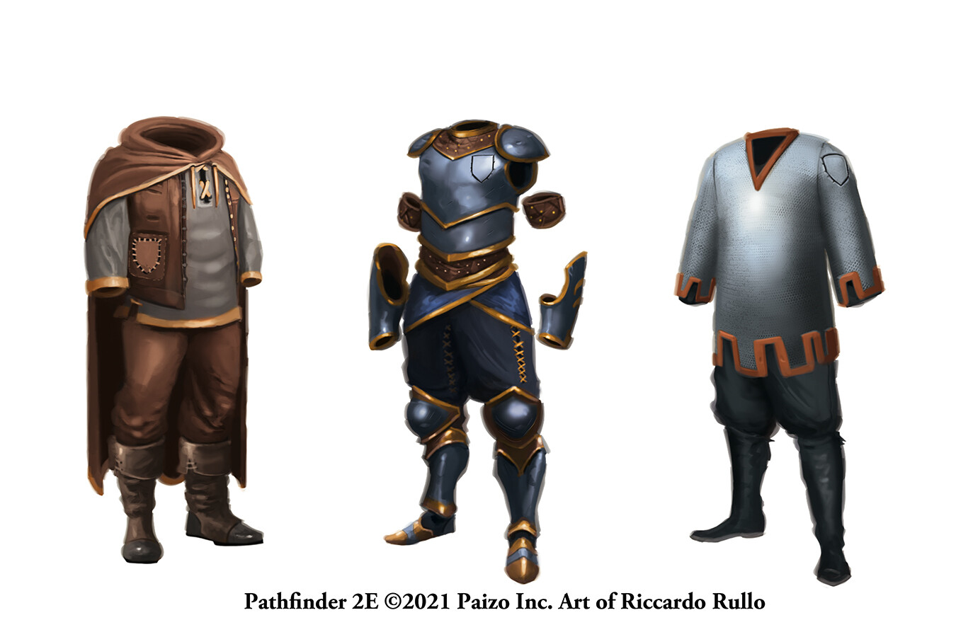 ArtStation Armor artwork set 3 for Pathfinder Magic Armaments Deck