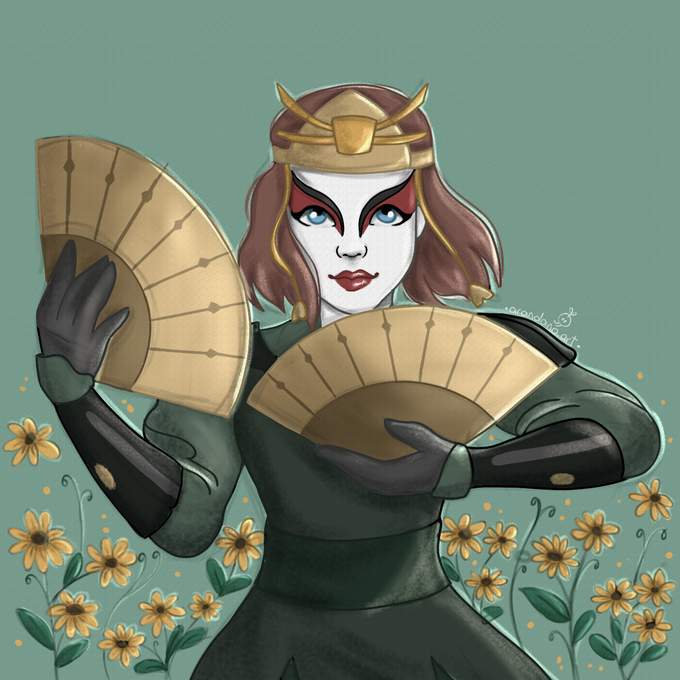 ArtStation - Avatar girls + Flowers