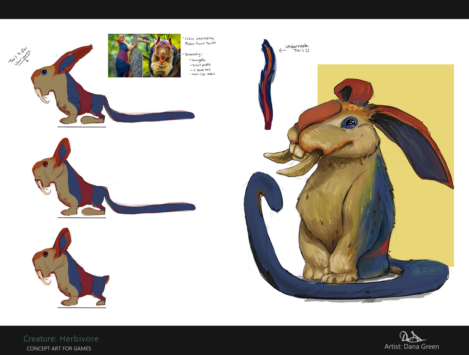 Herbivore- Saber Tooth Rabbit (I was asked for something similar to the Macawnivore from The Croods)