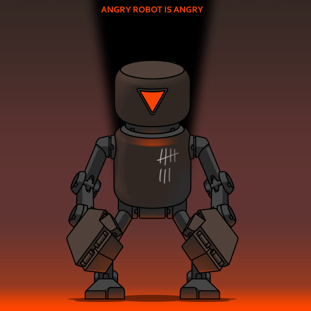 ArtStation - ANGRY ROBOT is angry