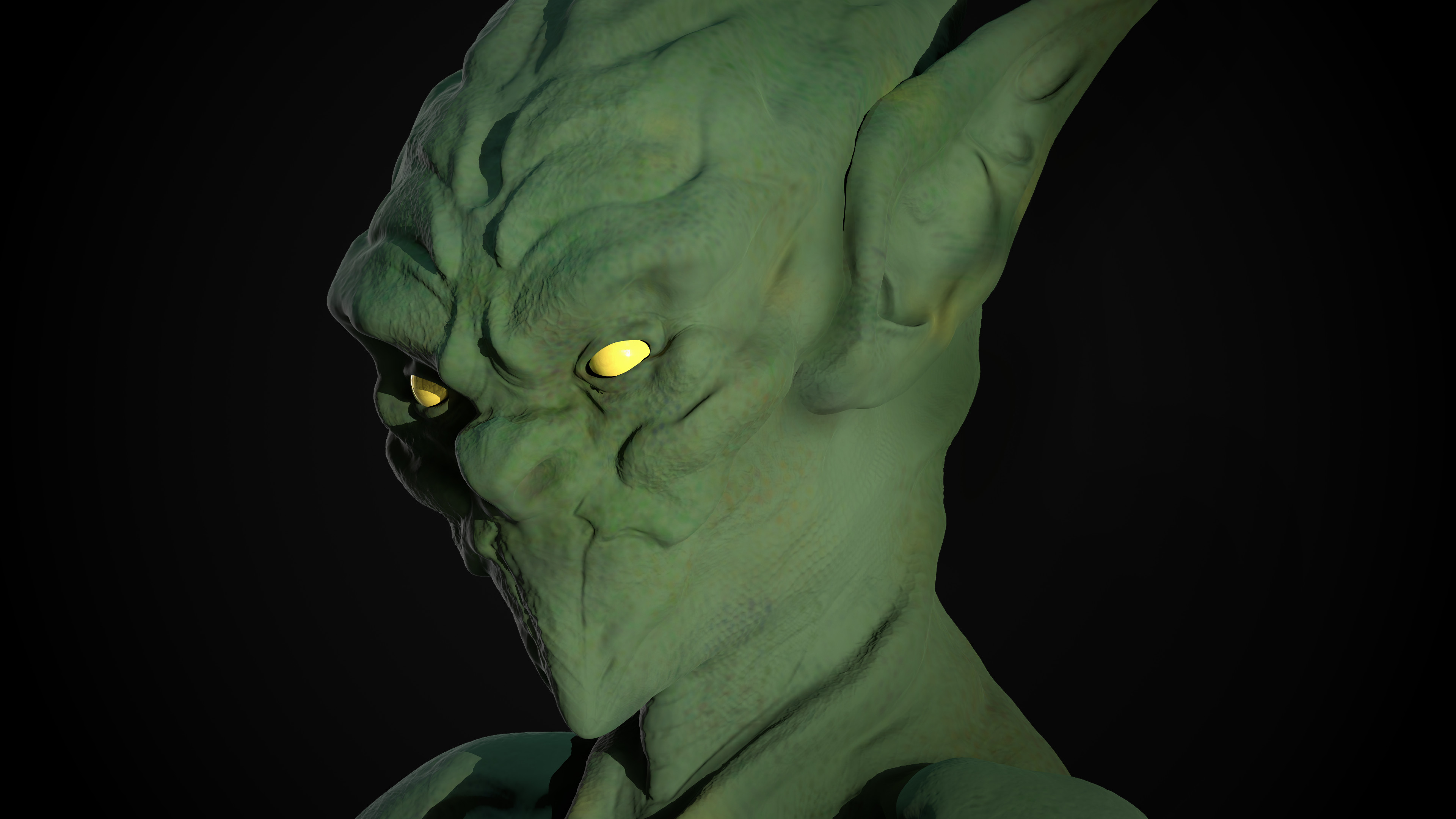 Marmoset Close Up Render