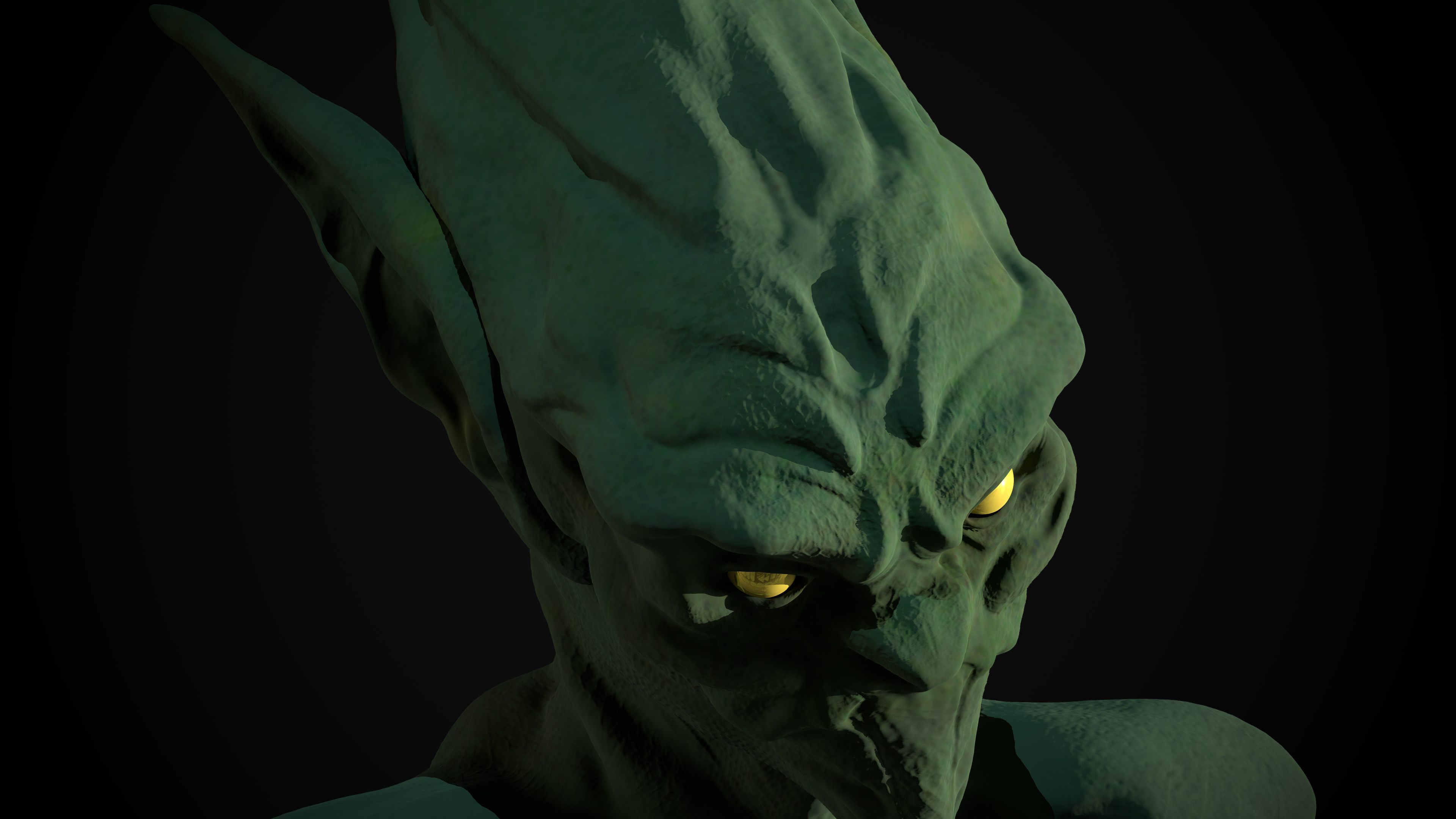 Marmoset Top View Render