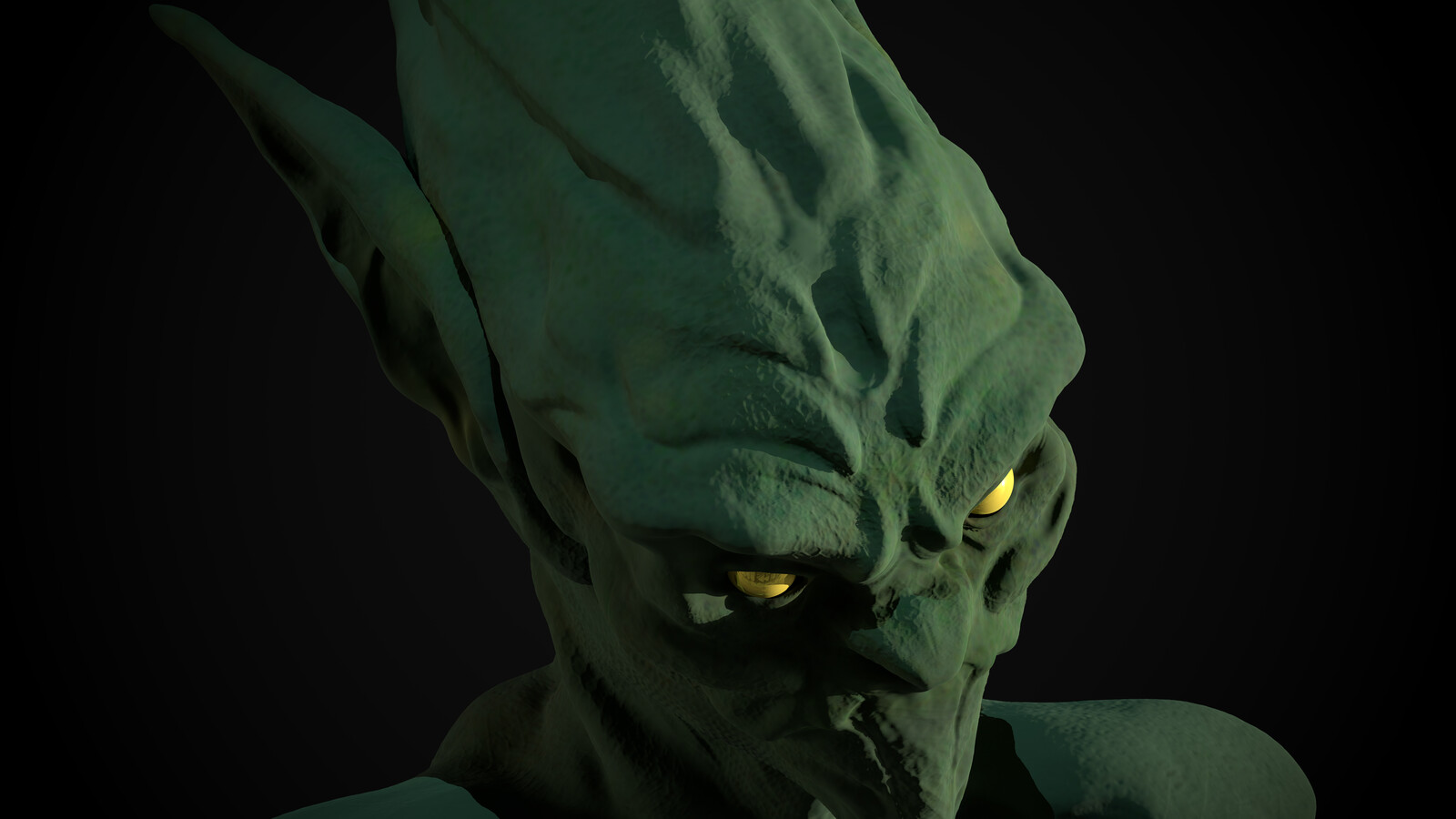 Marmoset Top View Render