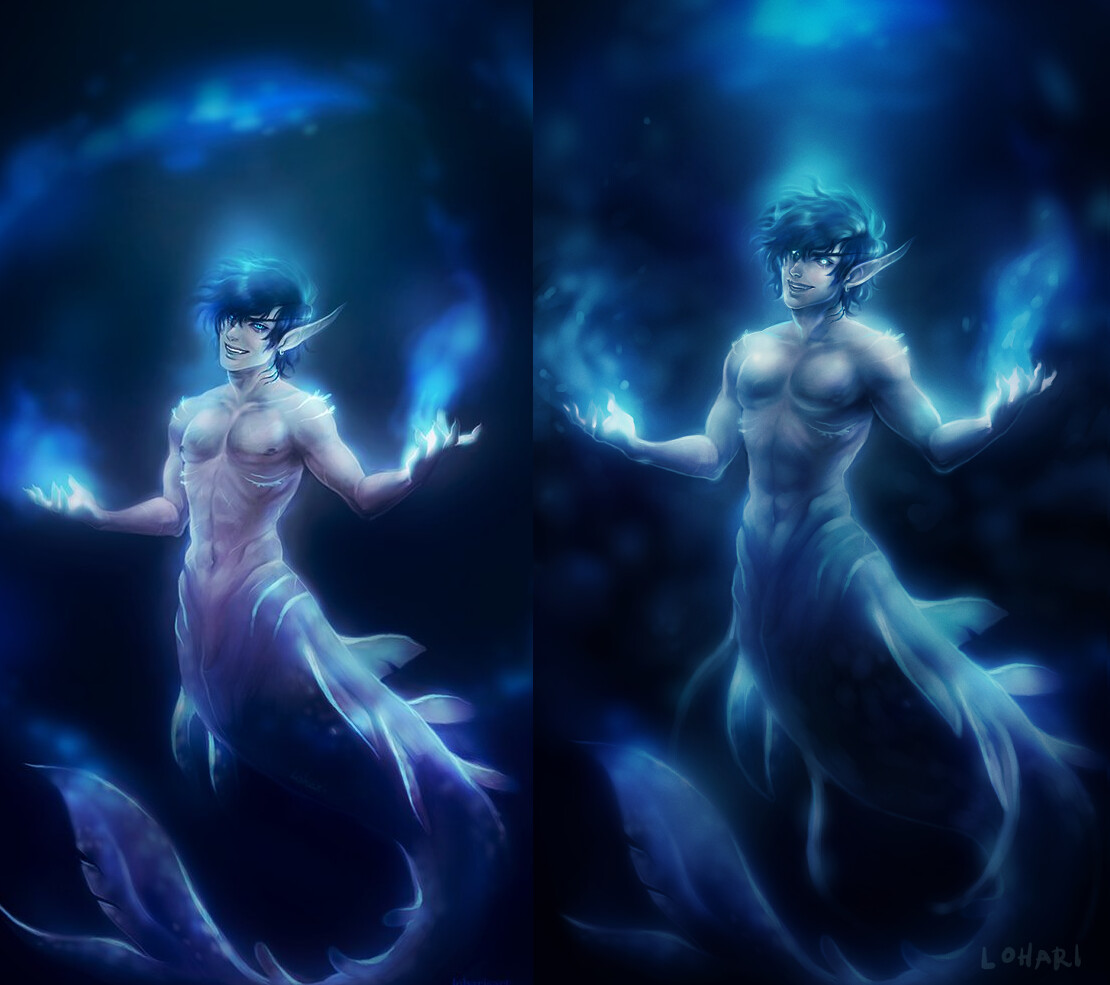 PatronLooking for an Artist who can draw a merman transformation sequence  like this AnimeSemi Western style OK Credit to artstationcomlucasma7   rartcommissions