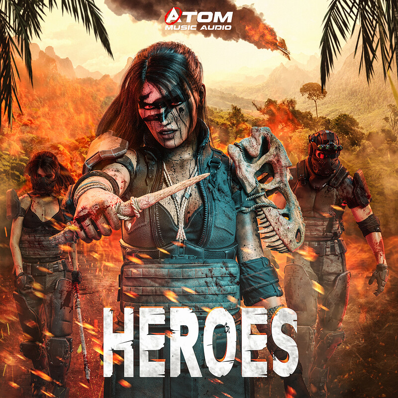 🔴 Album Cover - 3D Render ''HEROES"