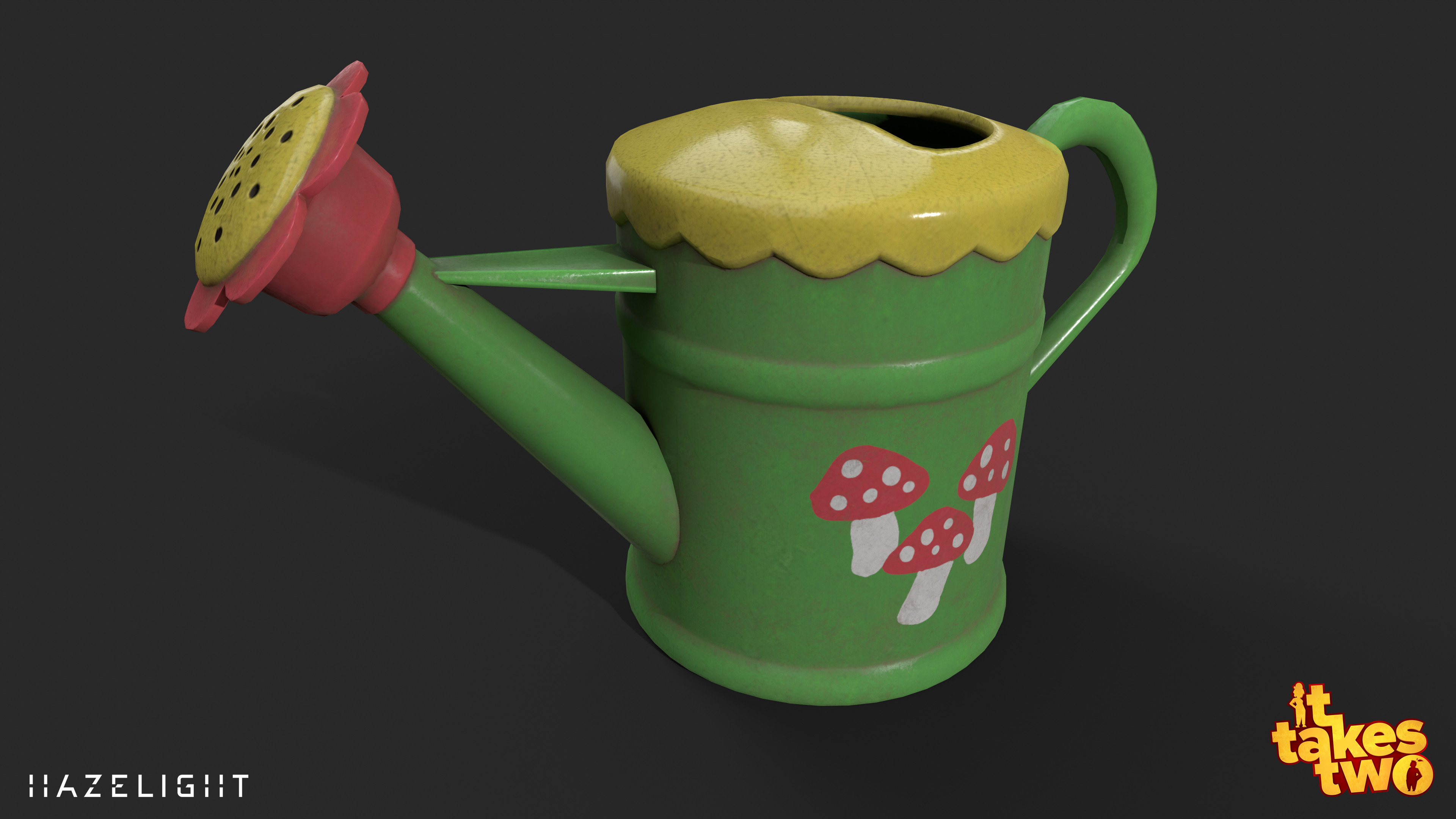Rose's watering can.